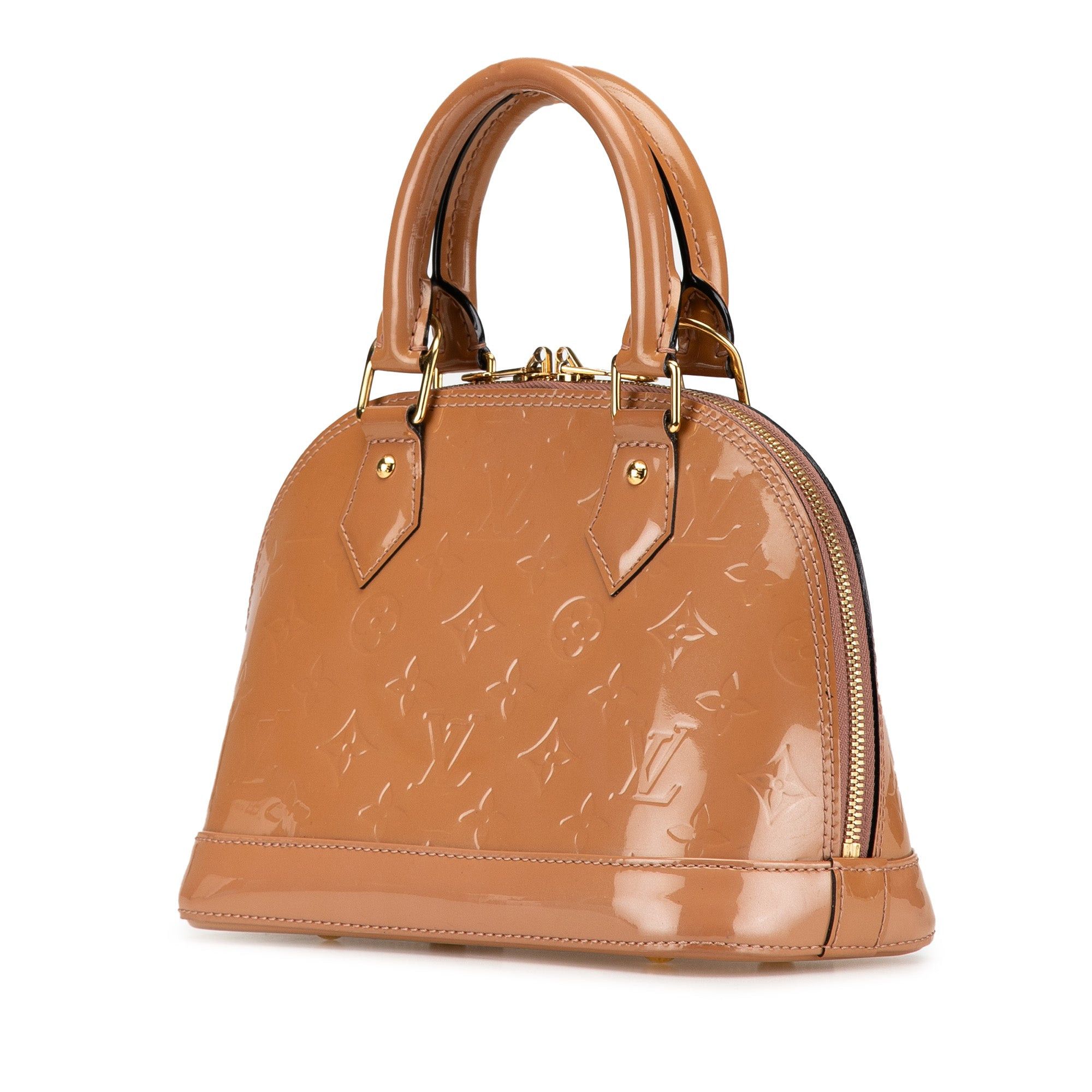 Louis Vuitton Louis Vuitton Monogram Vernis Alma BB Brown Size ONE SIZE - 2 Thumbnail