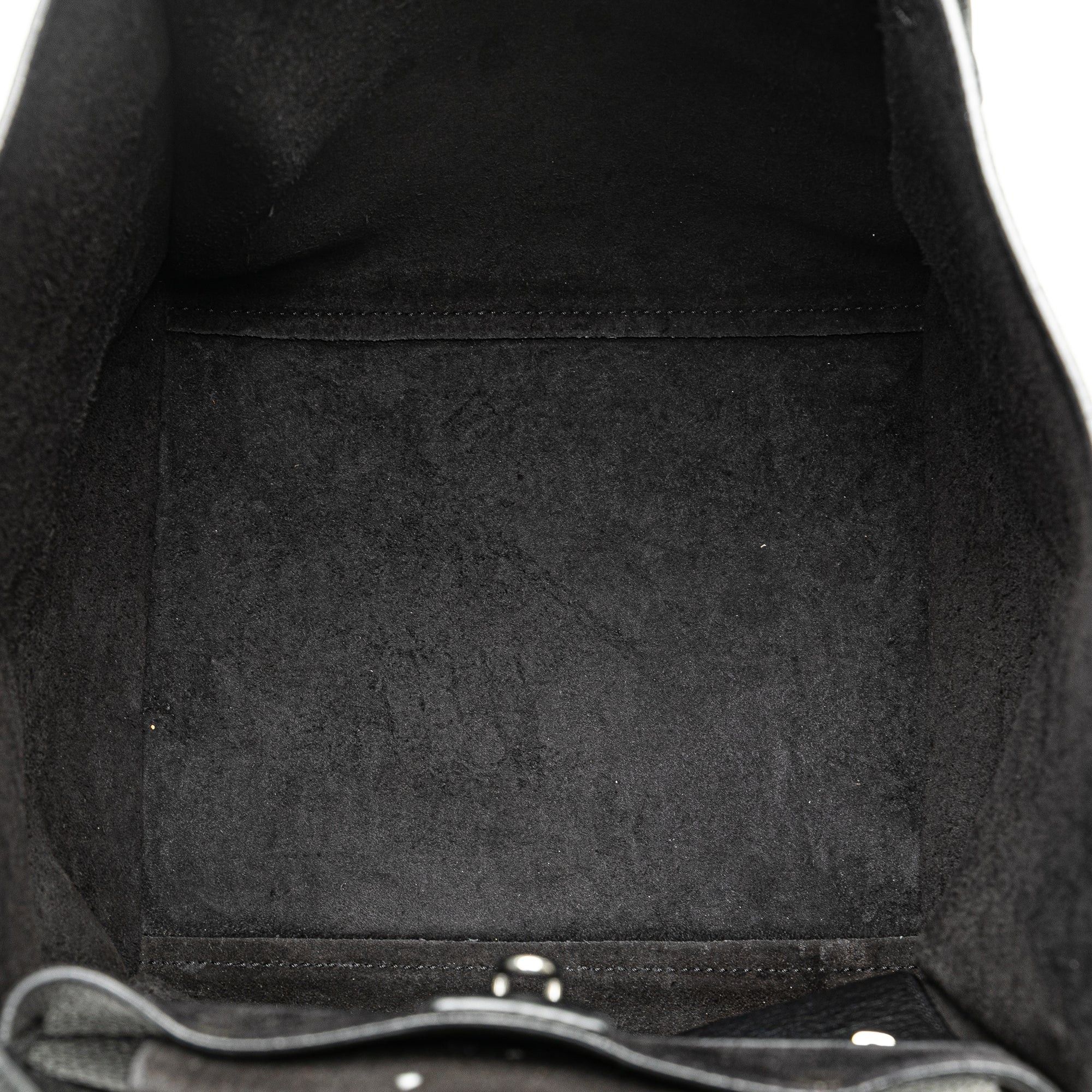 Celine Celine Small Big Leather Satchel Black Size ONE SIZE - 4 Thumbnail