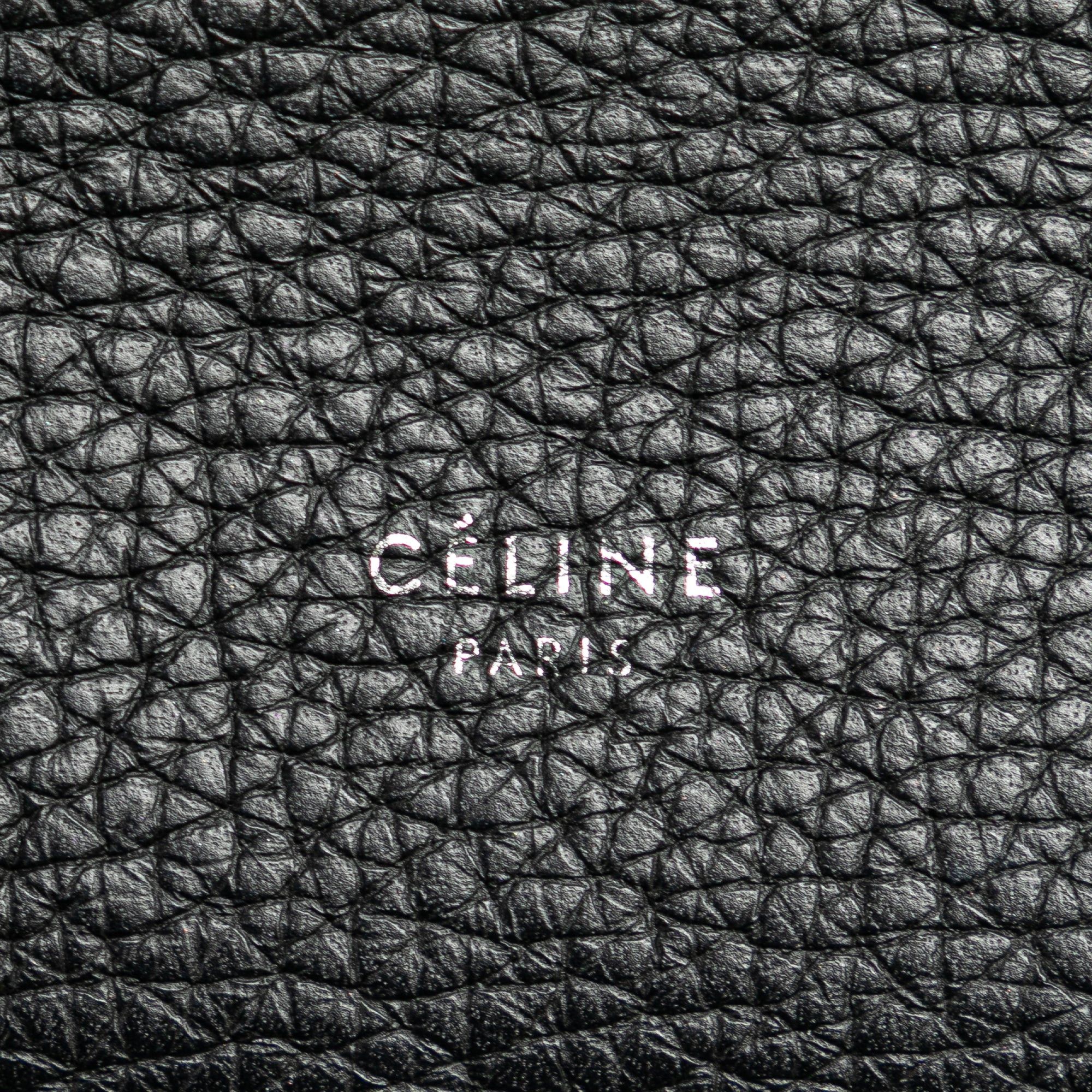 Celine Celine Small Big Leather Satchel Black Size ONE SIZE - 5 Thumbnail