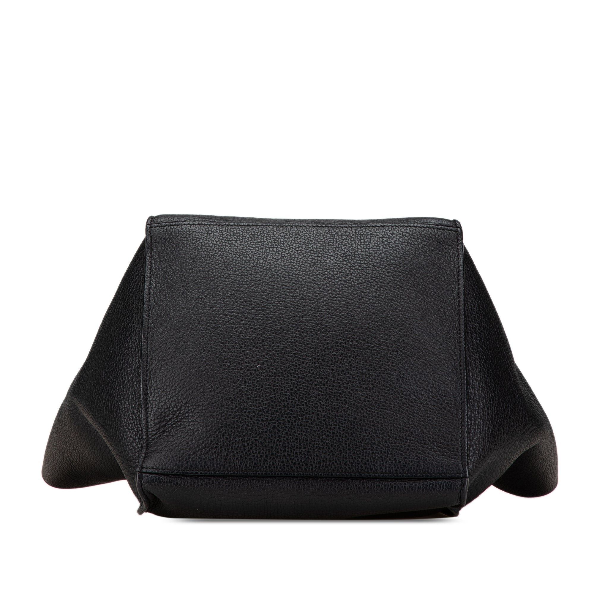 Celine Celine Small Big Leather Satchel Black Size ONE SIZE - 3 Thumbnail