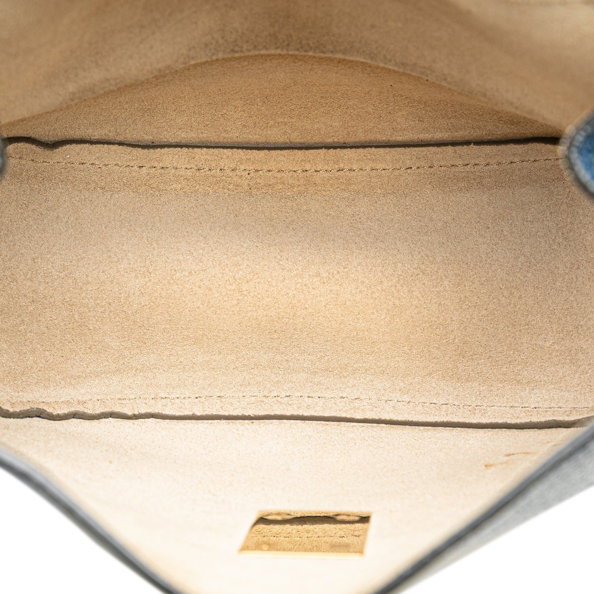 Chloe Chloé Small Leather Drew Crossbody Blue Size ONE SIZE - 4 Thumbnail