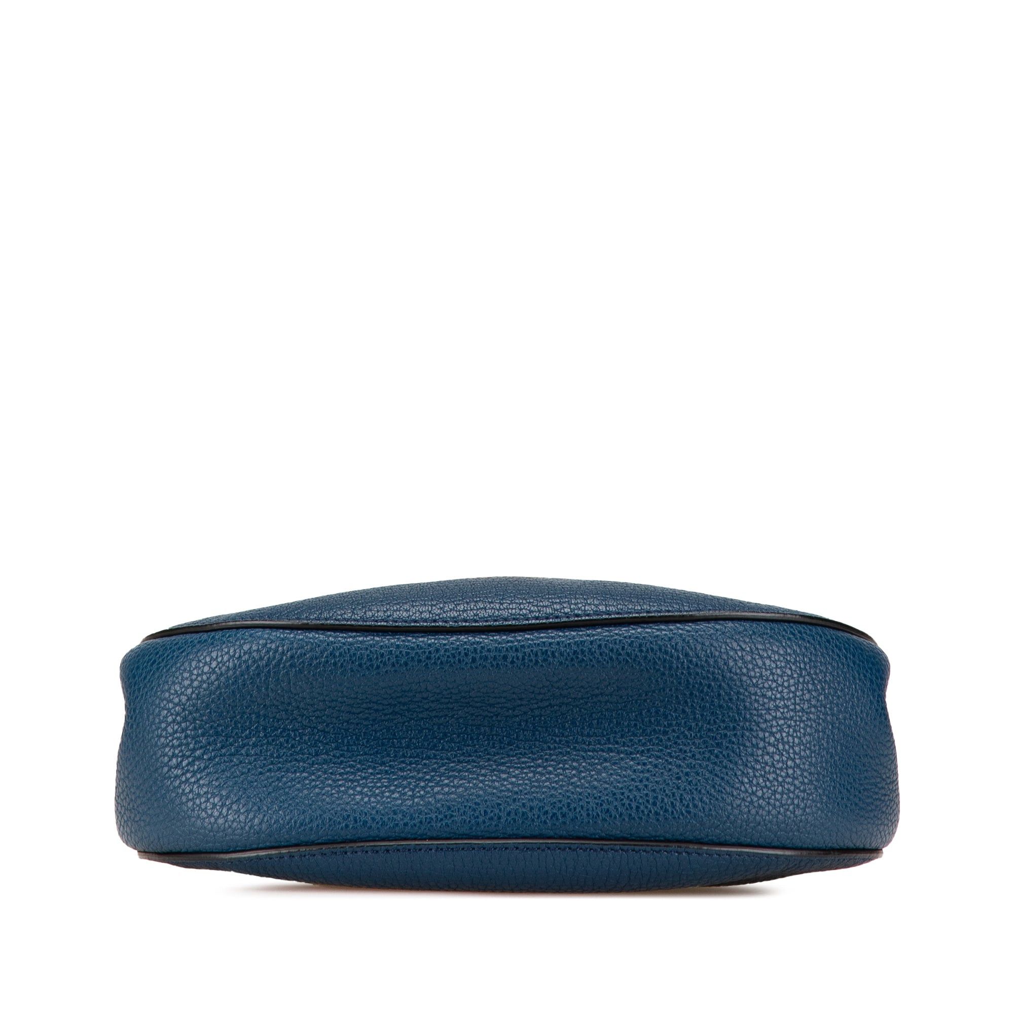 Chloe Chloé Small Leather Drew Crossbody Blue Size ONE SIZE - 3 Thumbnail