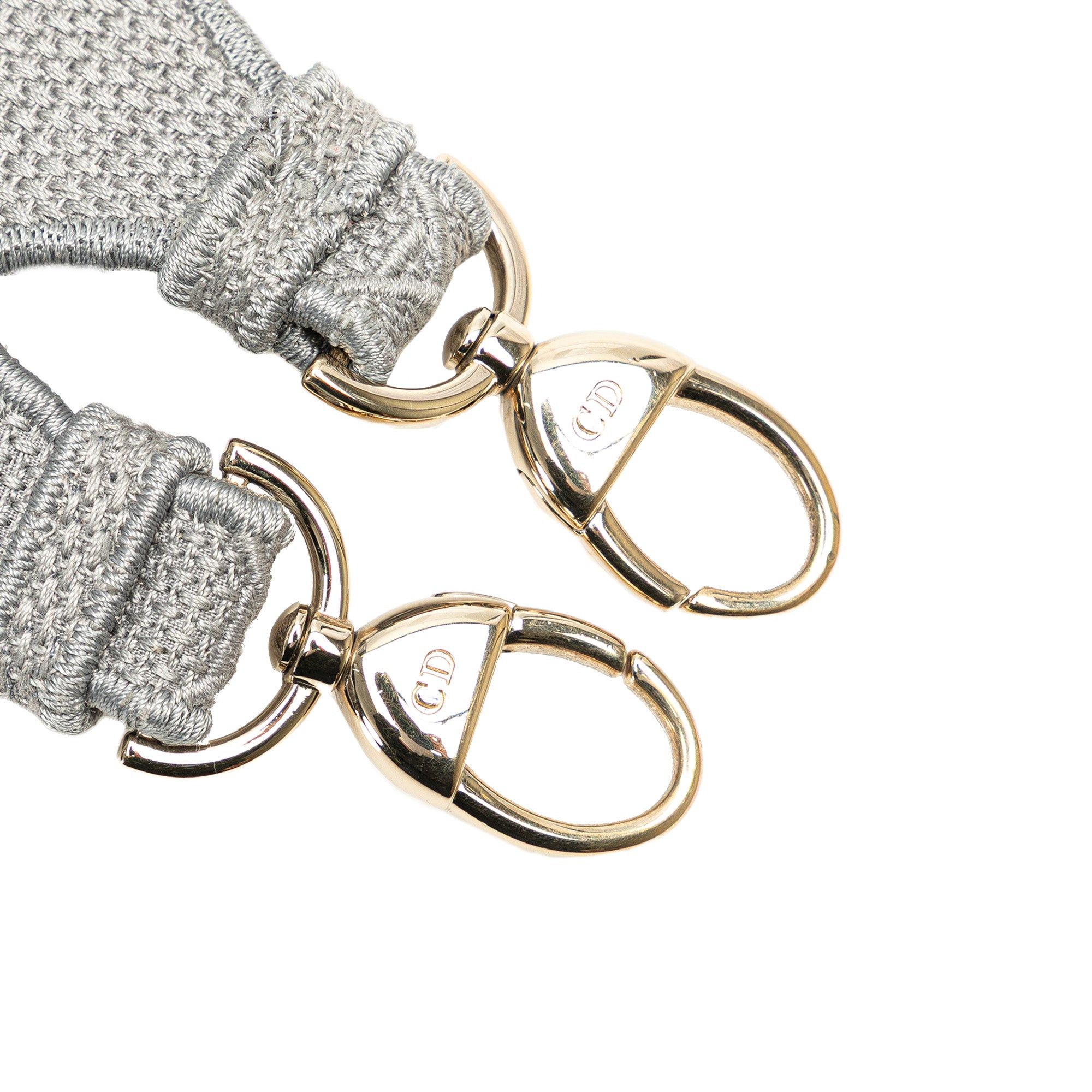 Dior Dior Medium Canvas Cannage Lady D Lite Gray Size ONE SIZE - 11 Thumbnail