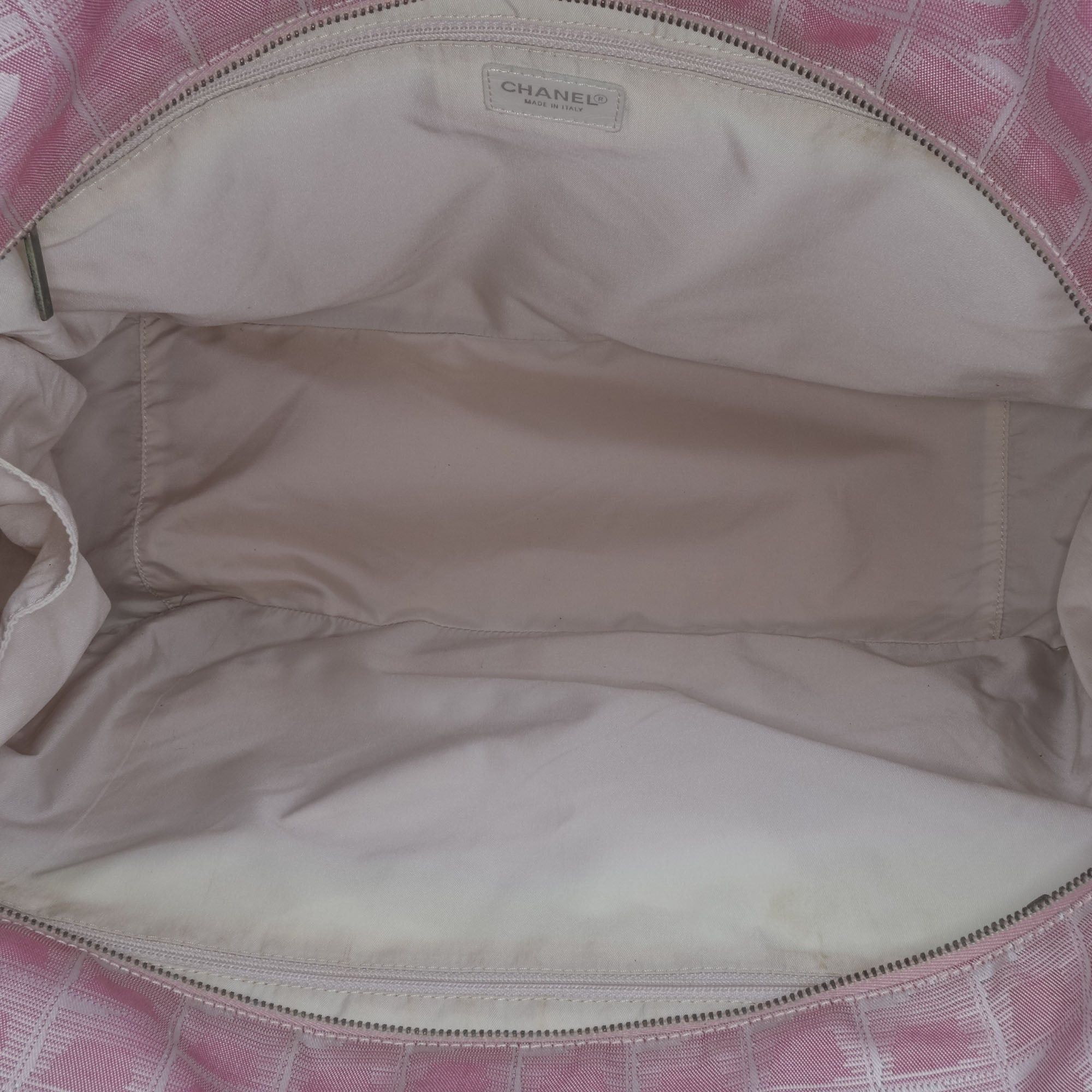 Chanel Chanel Large New Travel Line Nylon Tote Pink Size ONE SIZE - 4 Thumbnail