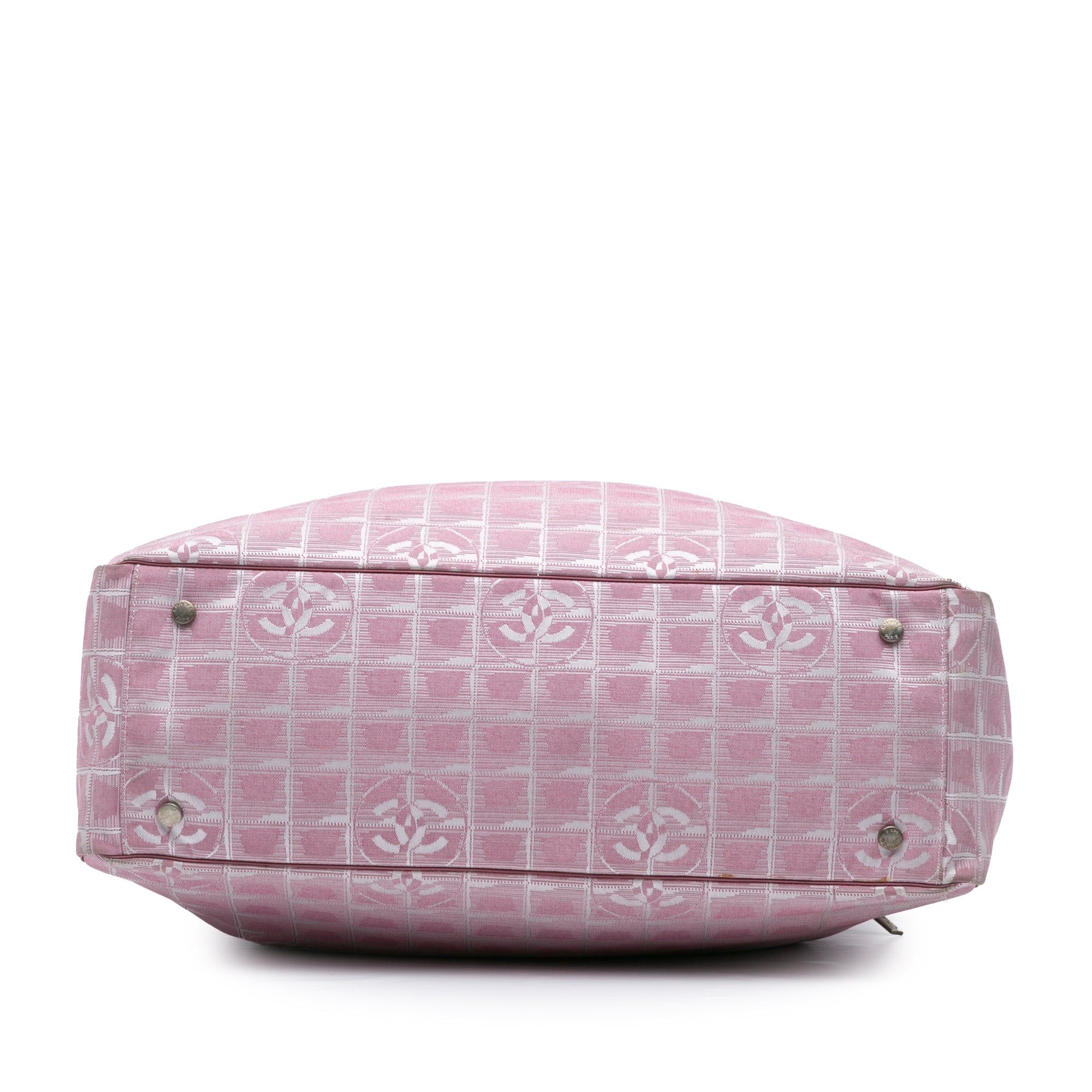Chanel Chanel Large New Travel Line Nylon Tote Pink Size ONE SIZE - 3 Thumbnail