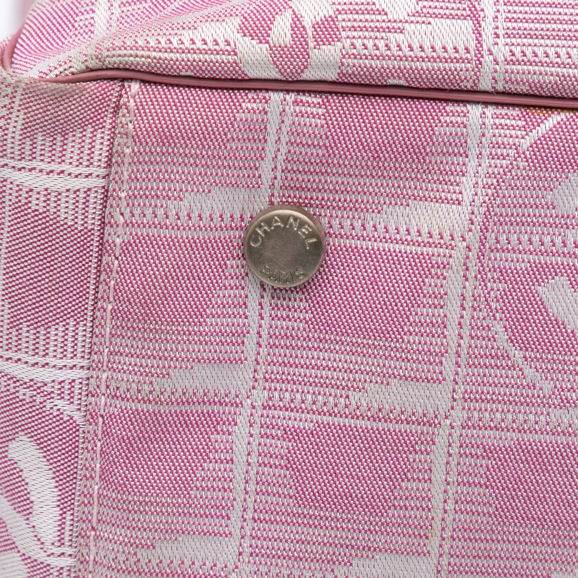 Chanel Chanel Large New Travel Line Nylon Tote Pink Size ONE SIZE - 9 Thumbnail