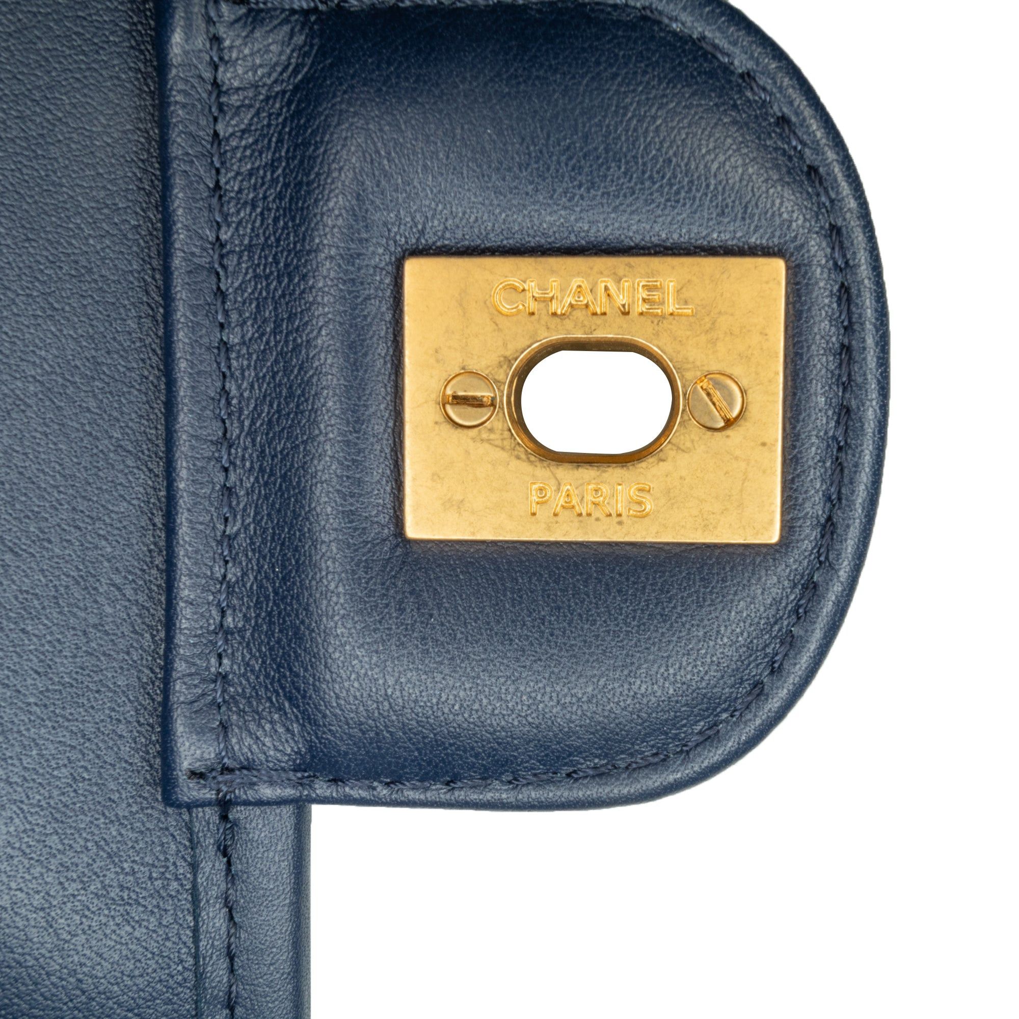 Chanel Chanel Small Tweed School Memory Top Handle Flap Blue Size ONE SIZE - 9 Thumbnail