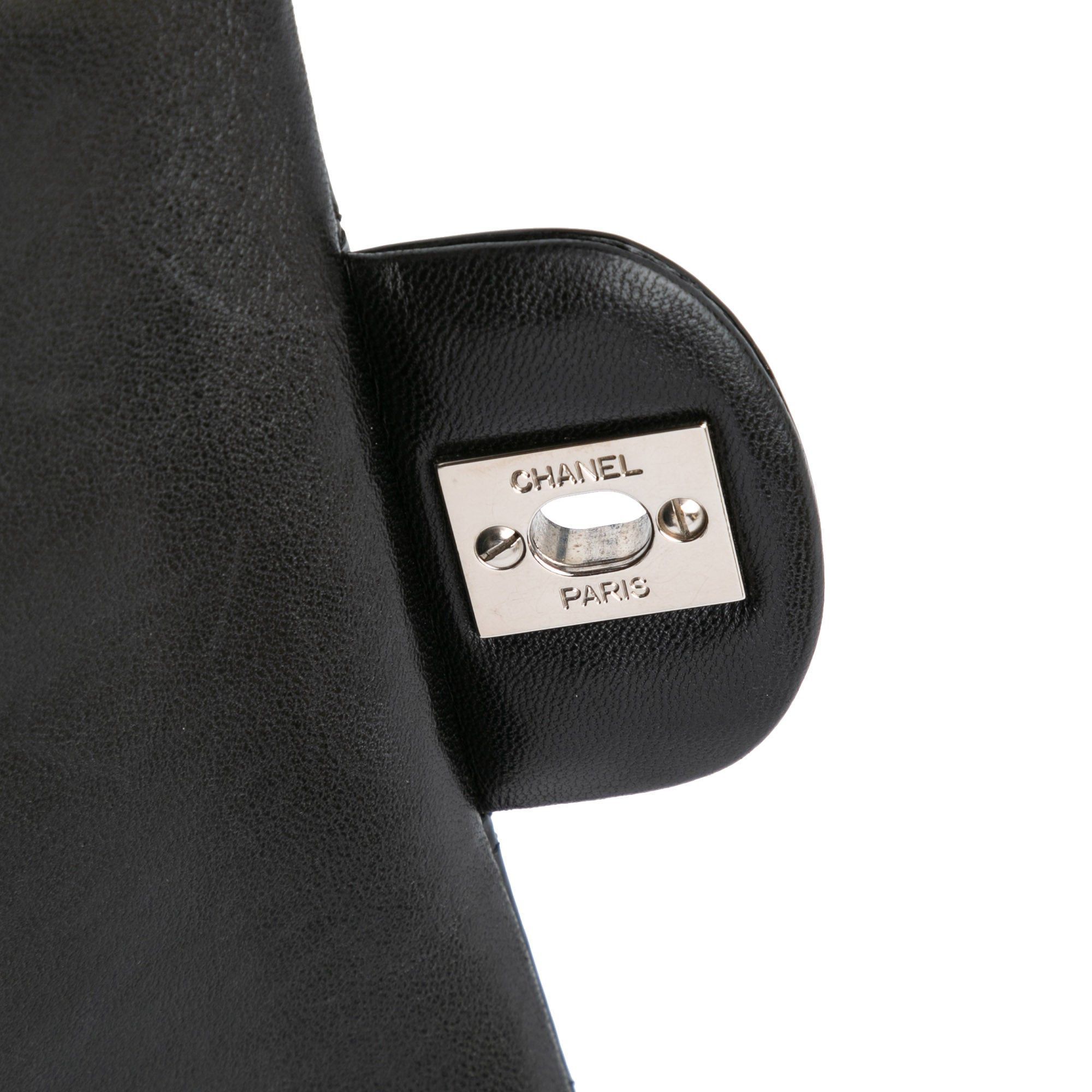 Chanel Chanel Medium Classic Patent Double Flap Black Size ONE SIZE - 11 Thumbnail