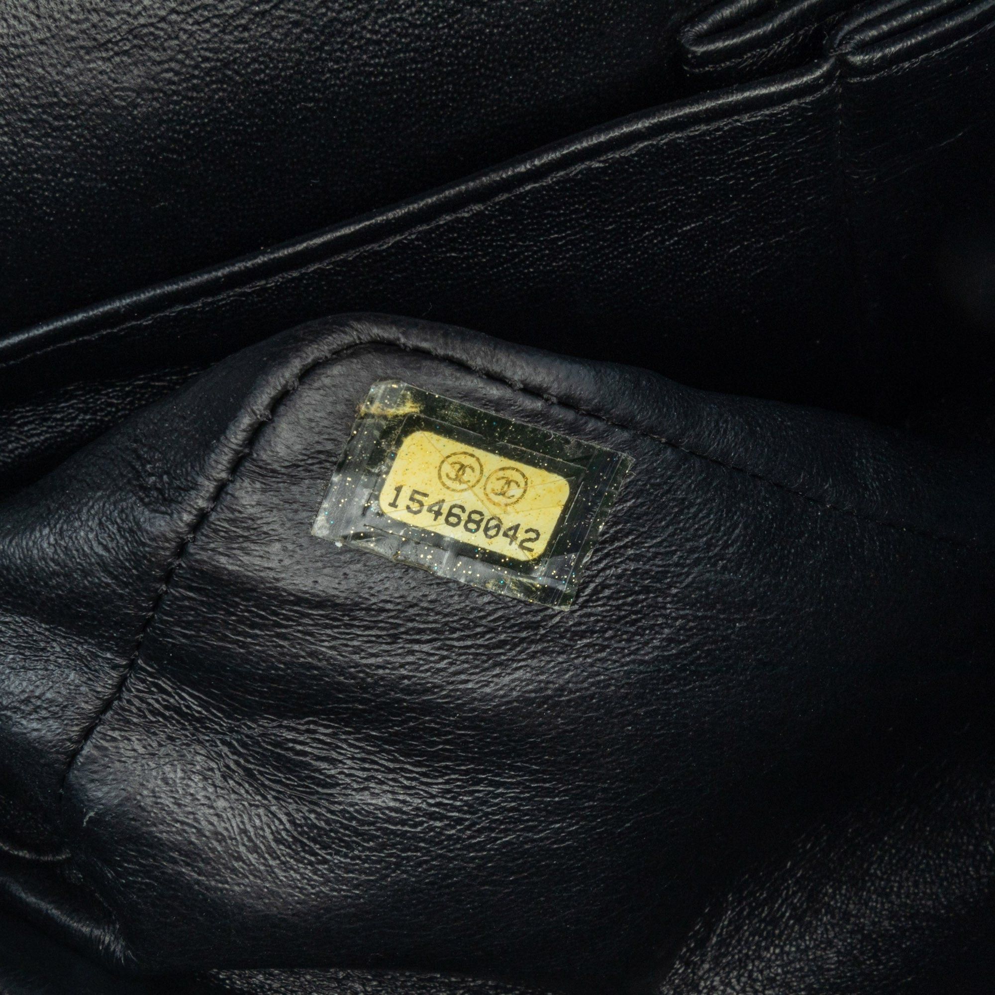 Chanel Chanel Medium Classic Patent Double Flap Black Size ONE SIZE - 9 Thumbnail