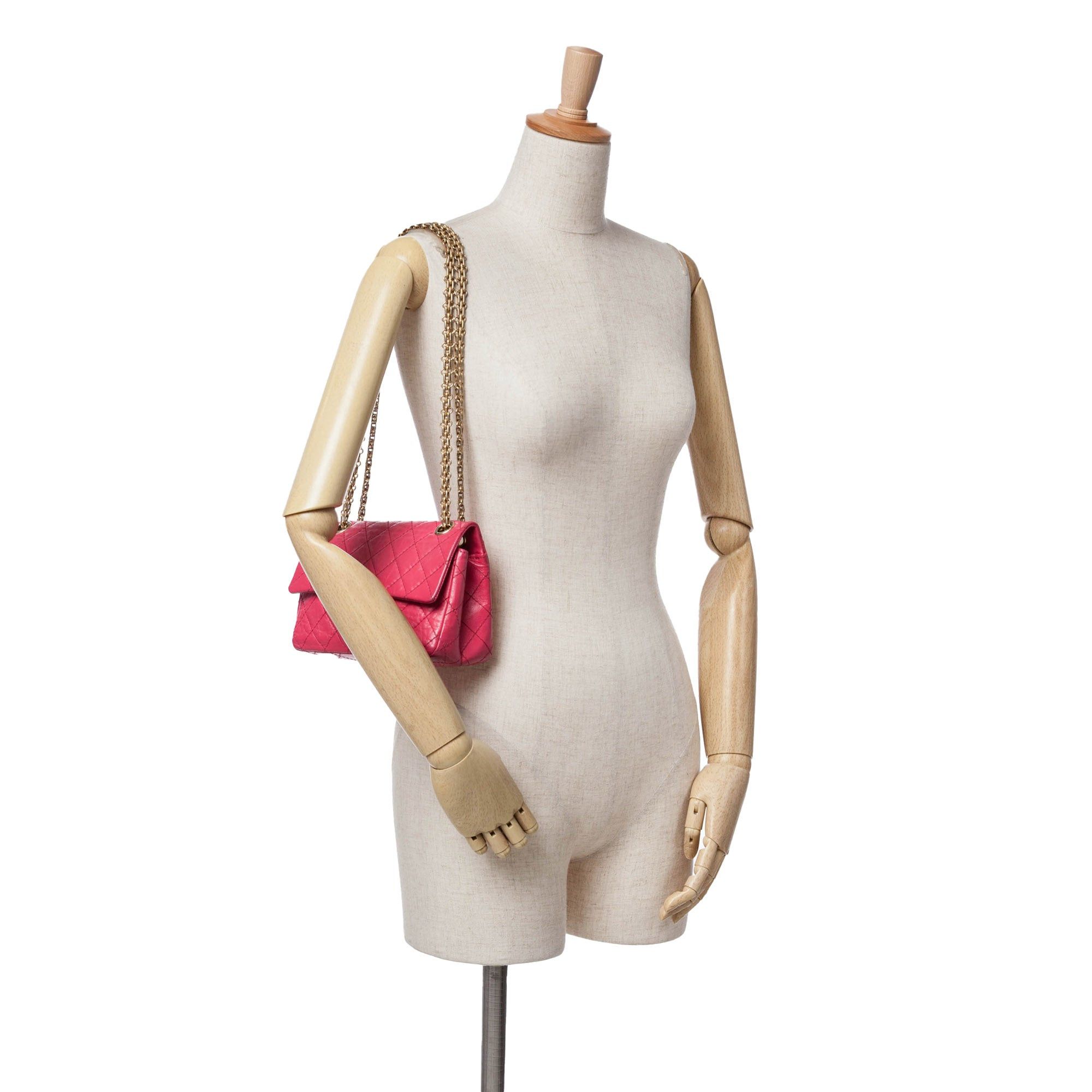 Chanel Chanel Mini Reissue 2.55 Calfskin Flap Pink Size ONE SIZE - 9 Thumbnail