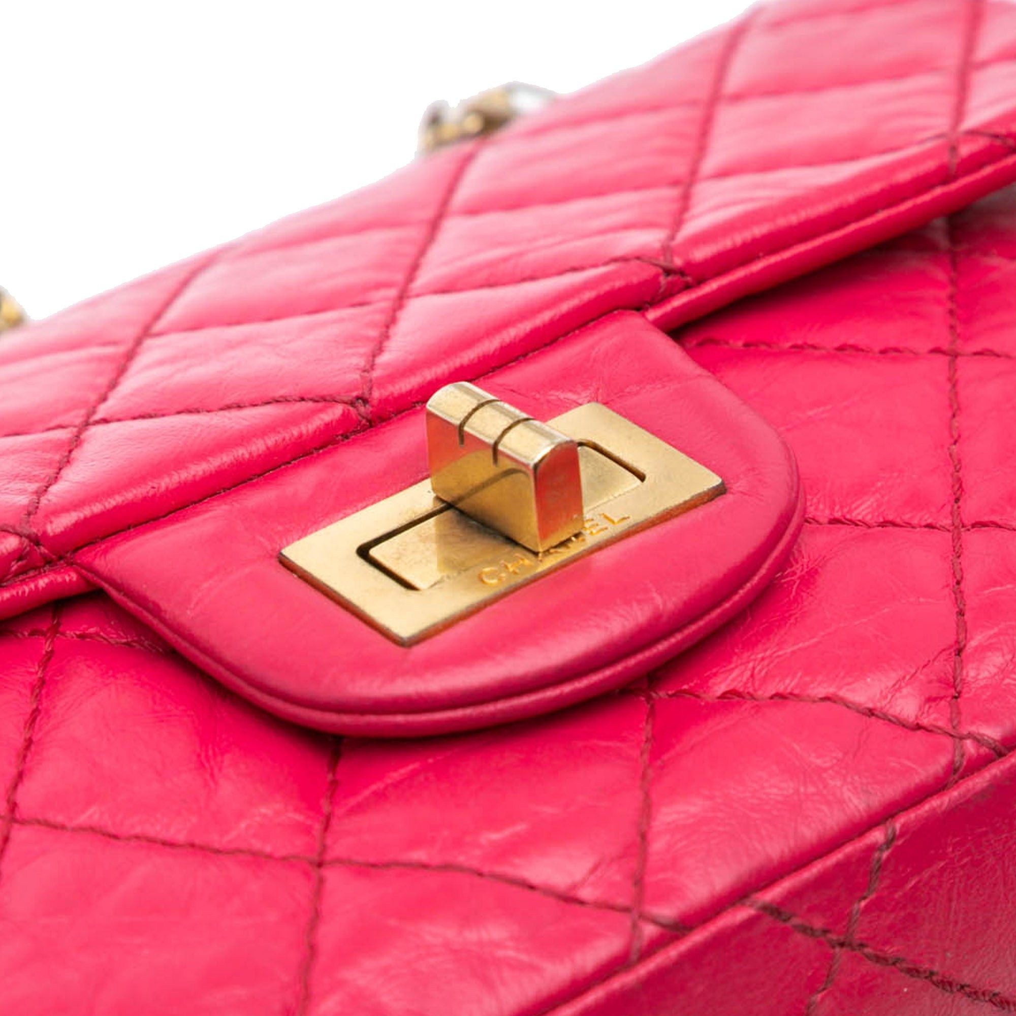 Chanel Chanel Mini Reissue 2.55 Calfskin Flap Pink Size ONE SIZE - 7 Thumbnail