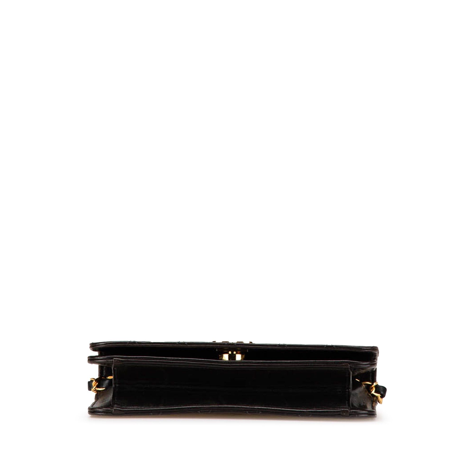 Chanel Chanel Mini CC Quilted Lambskin Full Flap Black Size ONE SIZE - 3 Thumbnail