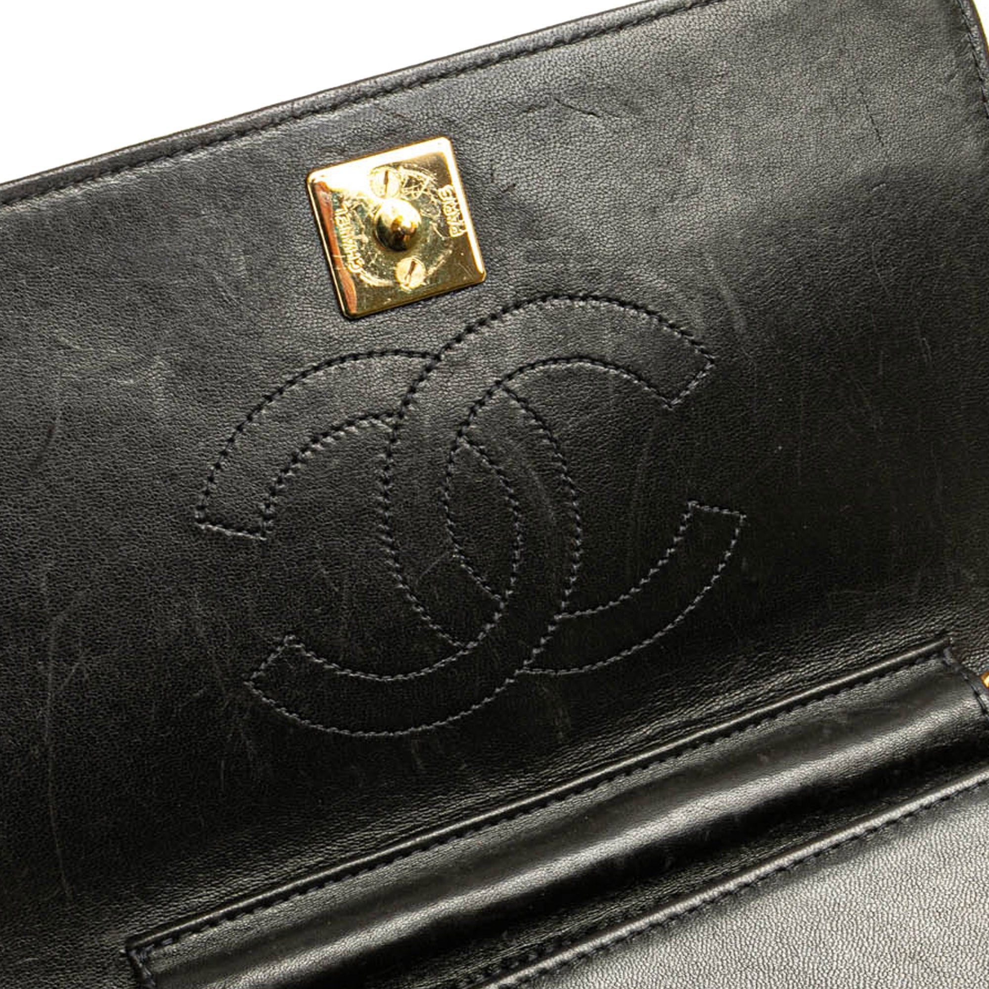 Chanel Chanel Mini CC Quilted Lambskin Full Flap Black Size ONE SIZE - 10 Thumbnail