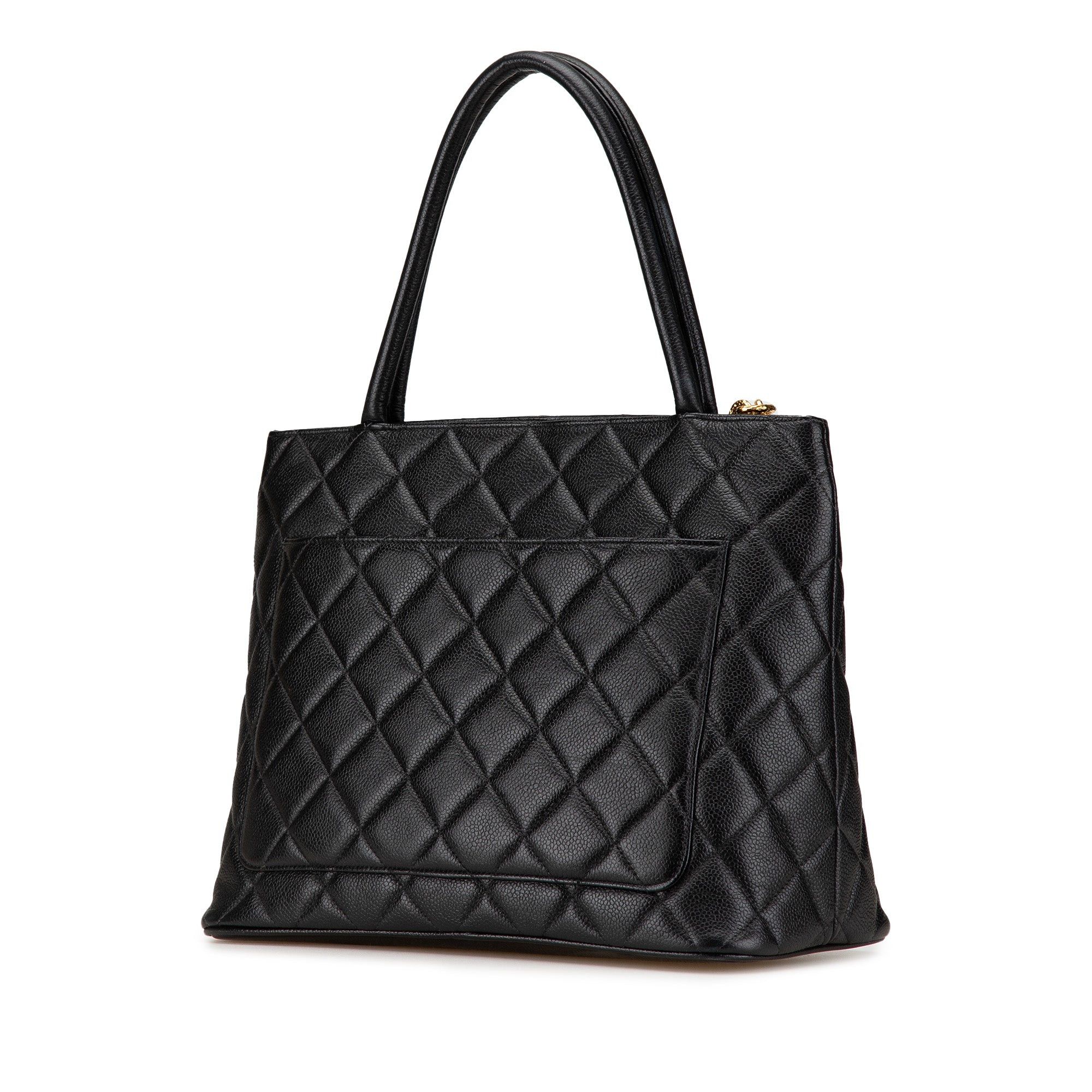Chanel Chanel Caviar Medallion Tote Black Size ONE SIZE - 2 Thumbnail
