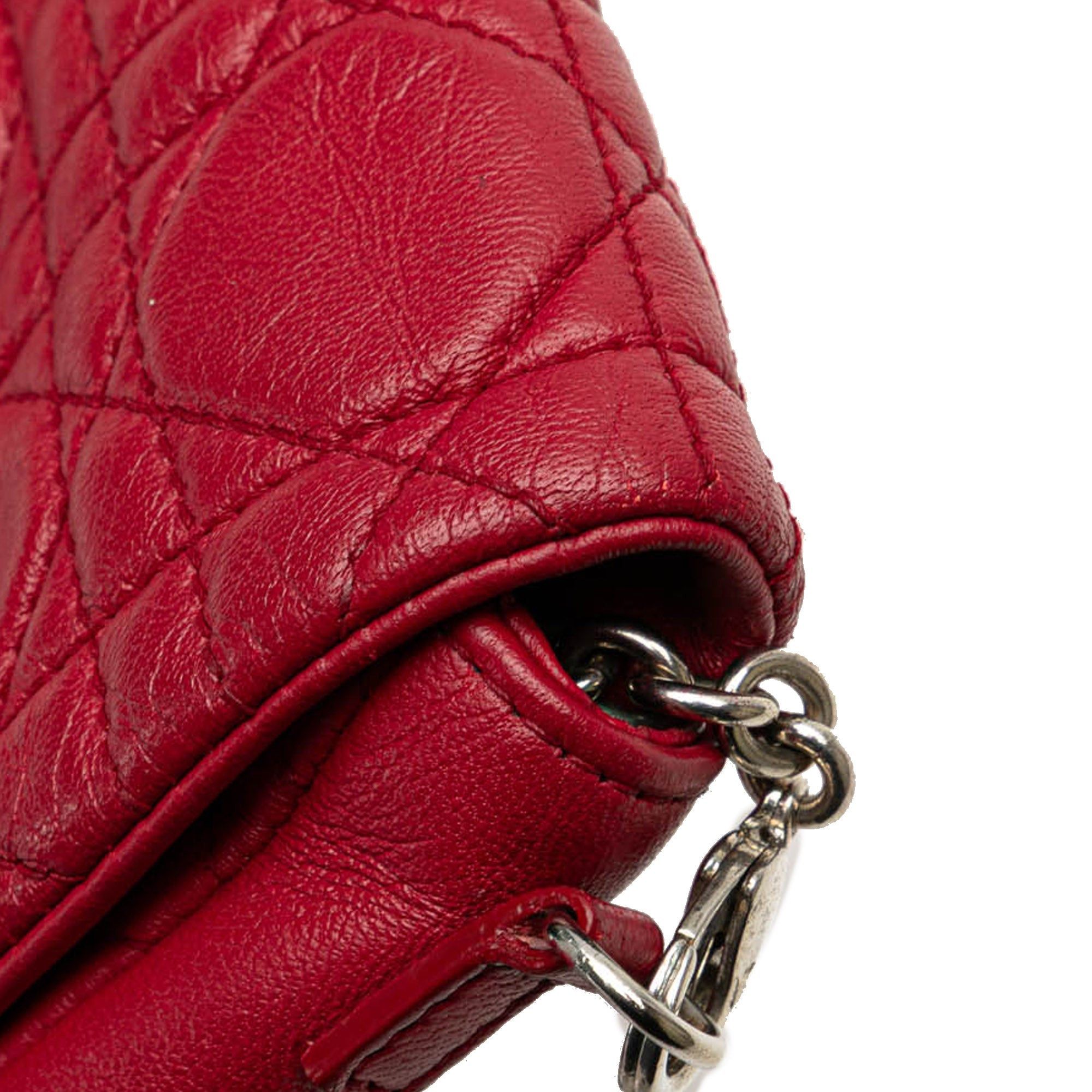 Dior Dior Lambskin Cannage Miss Dior Promenade Crossbody Red Size ONE SIZE - 10 Thumbnail