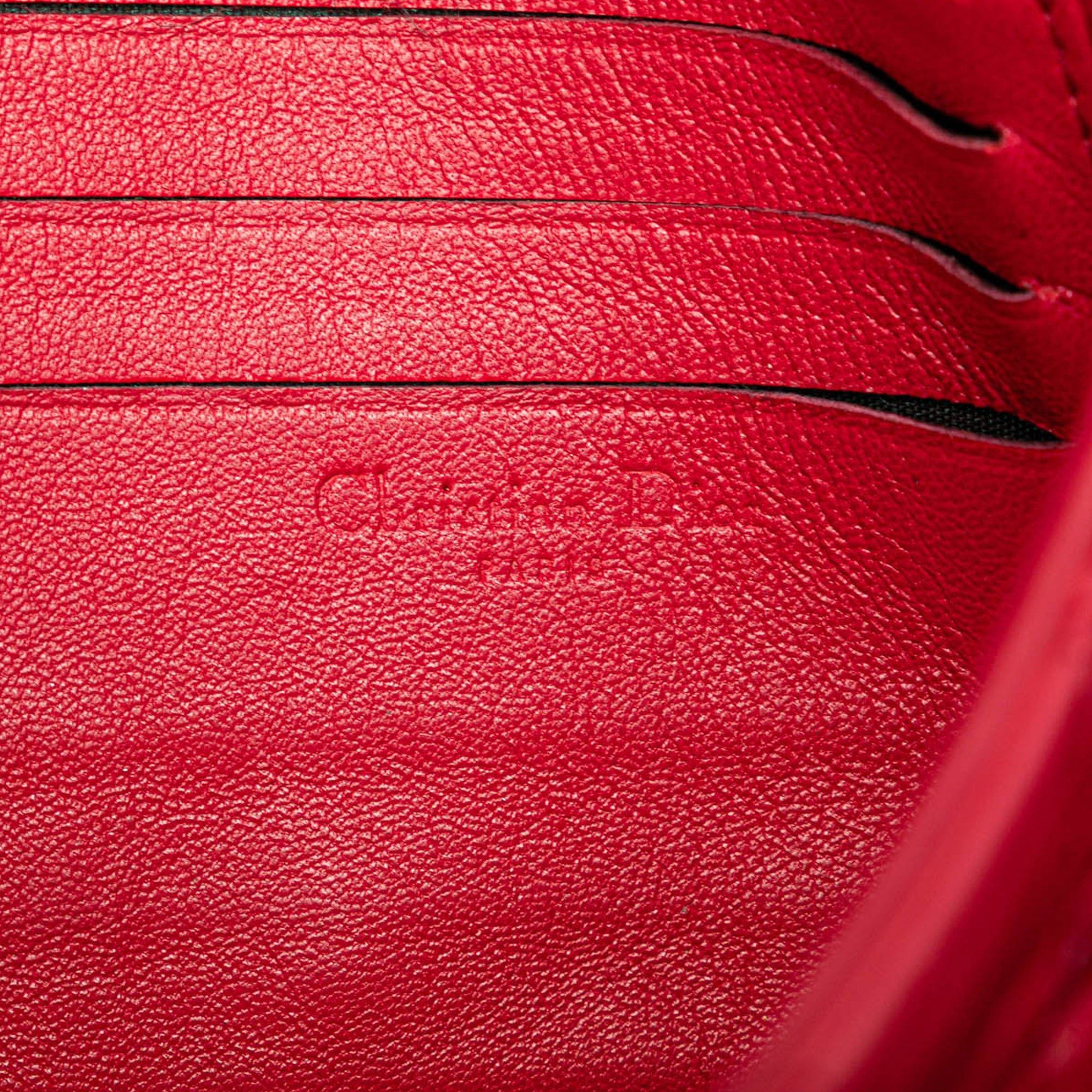 Dior Dior Lambskin Cannage Miss Dior Promenade Crossbody Red Size ONE SIZE - 5 Thumbnail