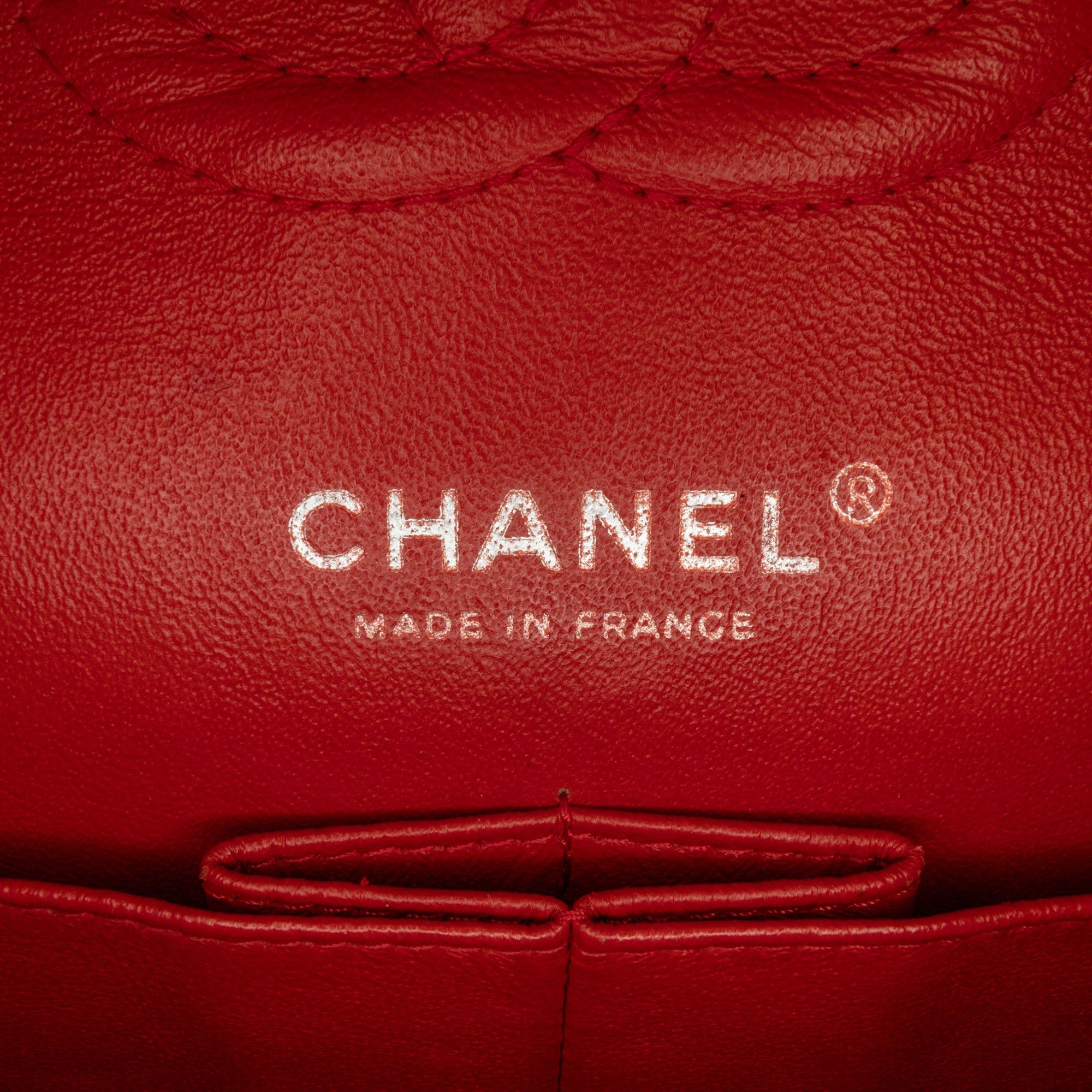 Chanel Chanel Medium Classic Lambskin Double Flap Red Size ONE SIZE - 5 Thumbnail