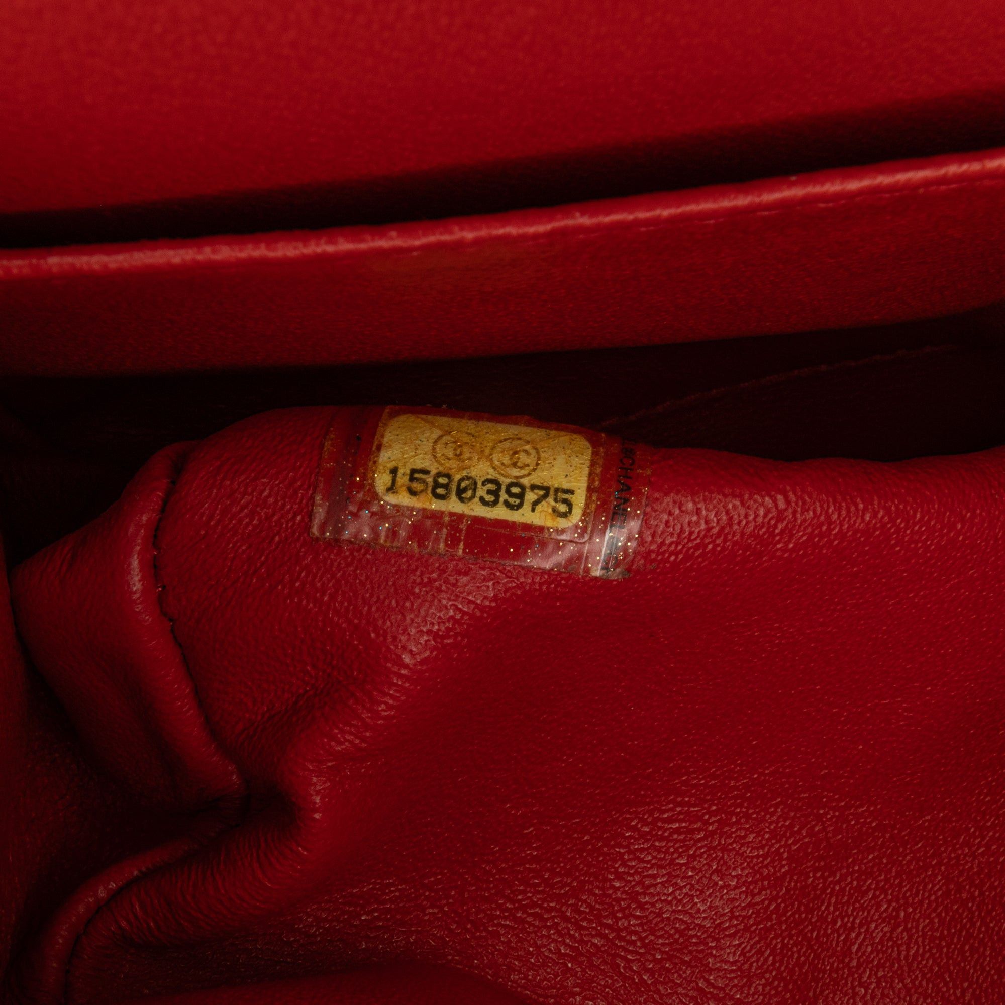 Chanel Chanel Medium Classic Lambskin Double Flap Red Size ONE SIZE - 6 Thumbnail