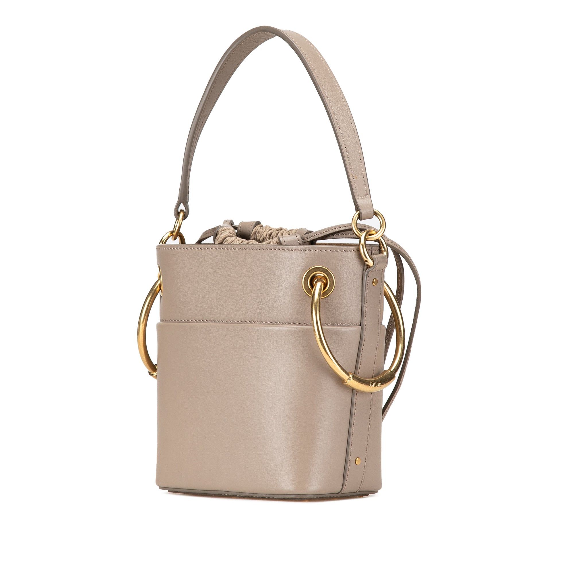 Chloe Chloé Mini Calfskin Roy Bucket Bag Brown Size ONE SIZE - 2 Thumbnail