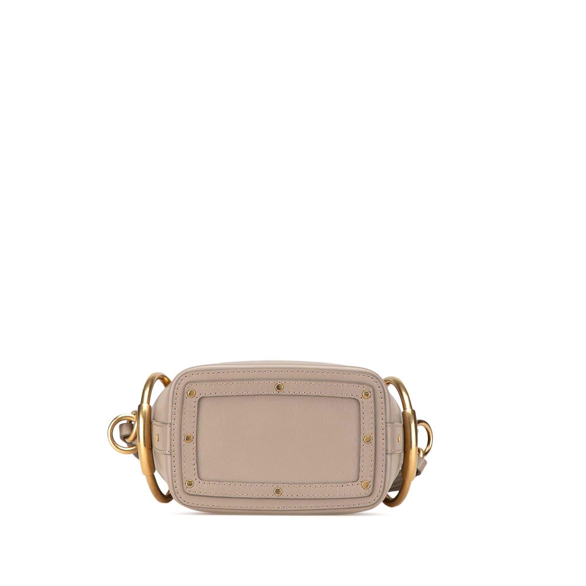 Chloe Chloé Mini Calfskin Roy Bucket Bag Brown Size ONE SIZE - 3 Thumbnail