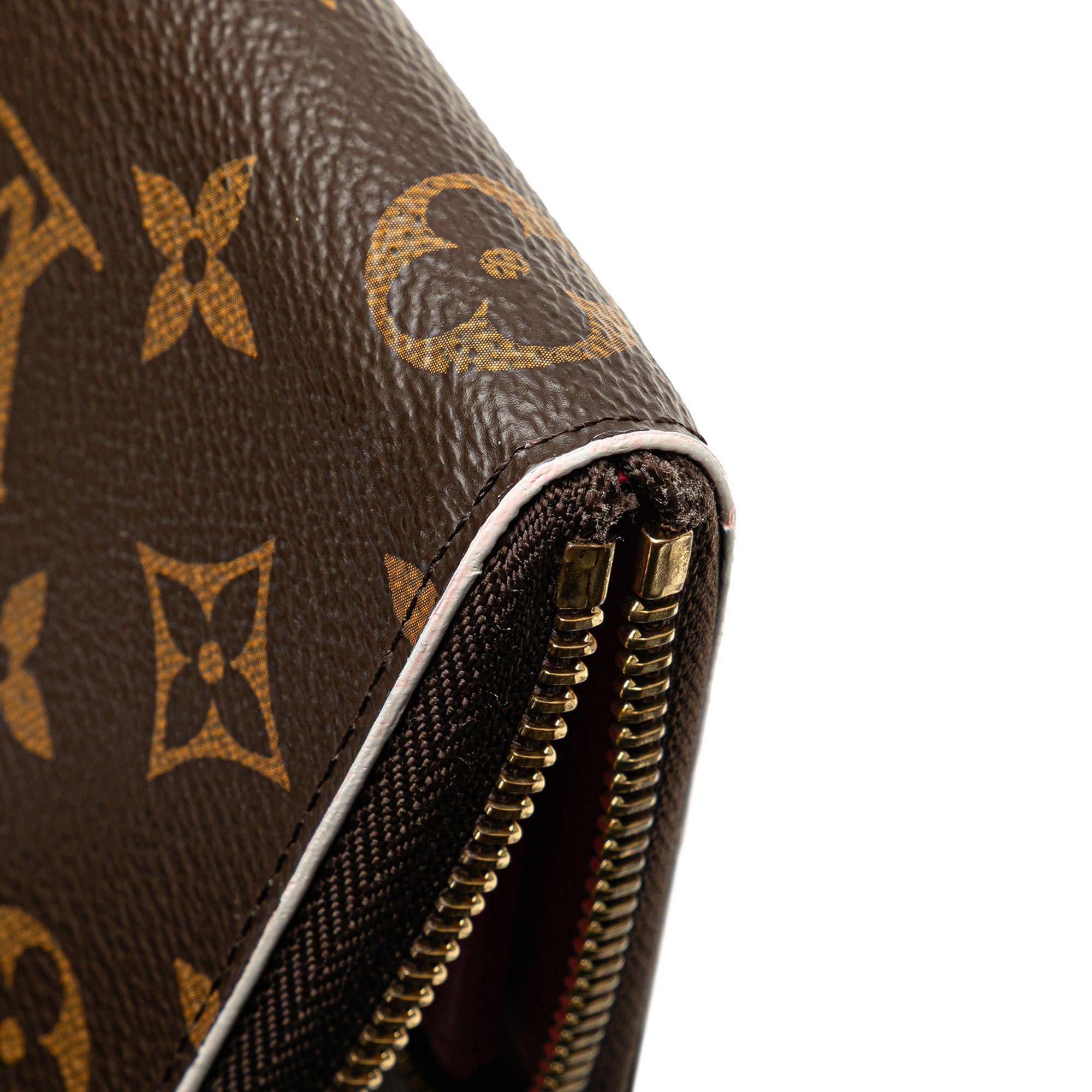 Louis Vuitton Louis Vuitton Monogram Bloom Flower Clemence Wallet Brown Size ONE SIZE - 9 Thumbnail