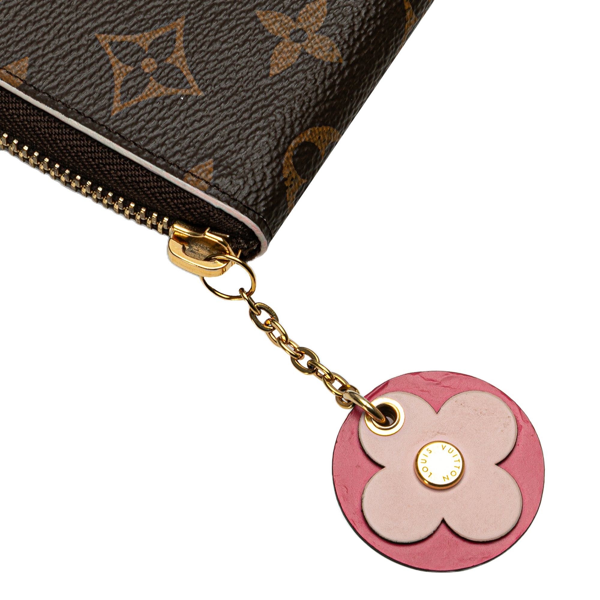 Louis Vuitton Louis Vuitton Monogram Bloom Flower Clemence Wallet Brown Size ONE SIZE - 10 Thumbnail