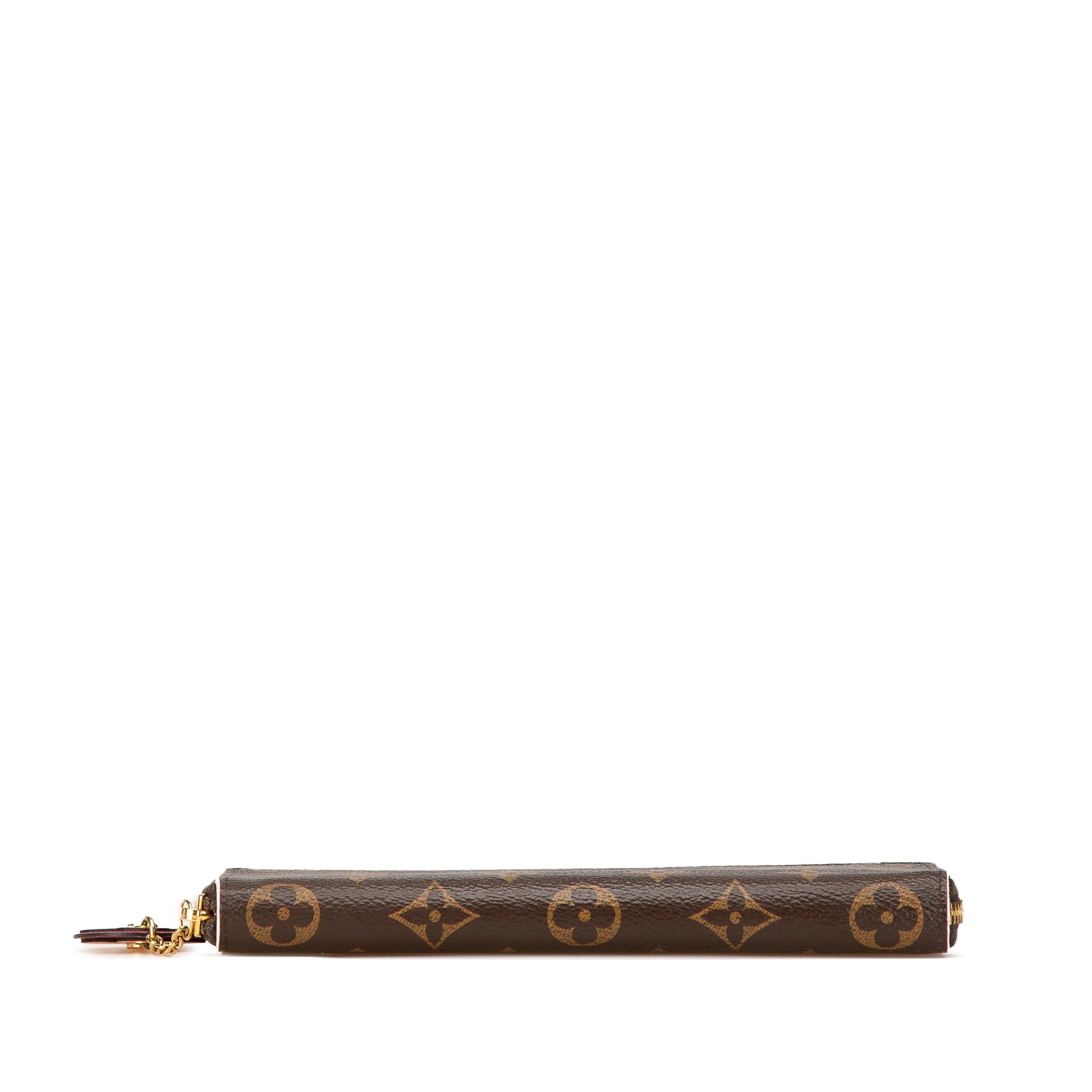 Louis Vuitton Louis Vuitton Monogram Bloom Flower Clemence Wallet Brown Size ONE SIZE - 3 Thumbnail