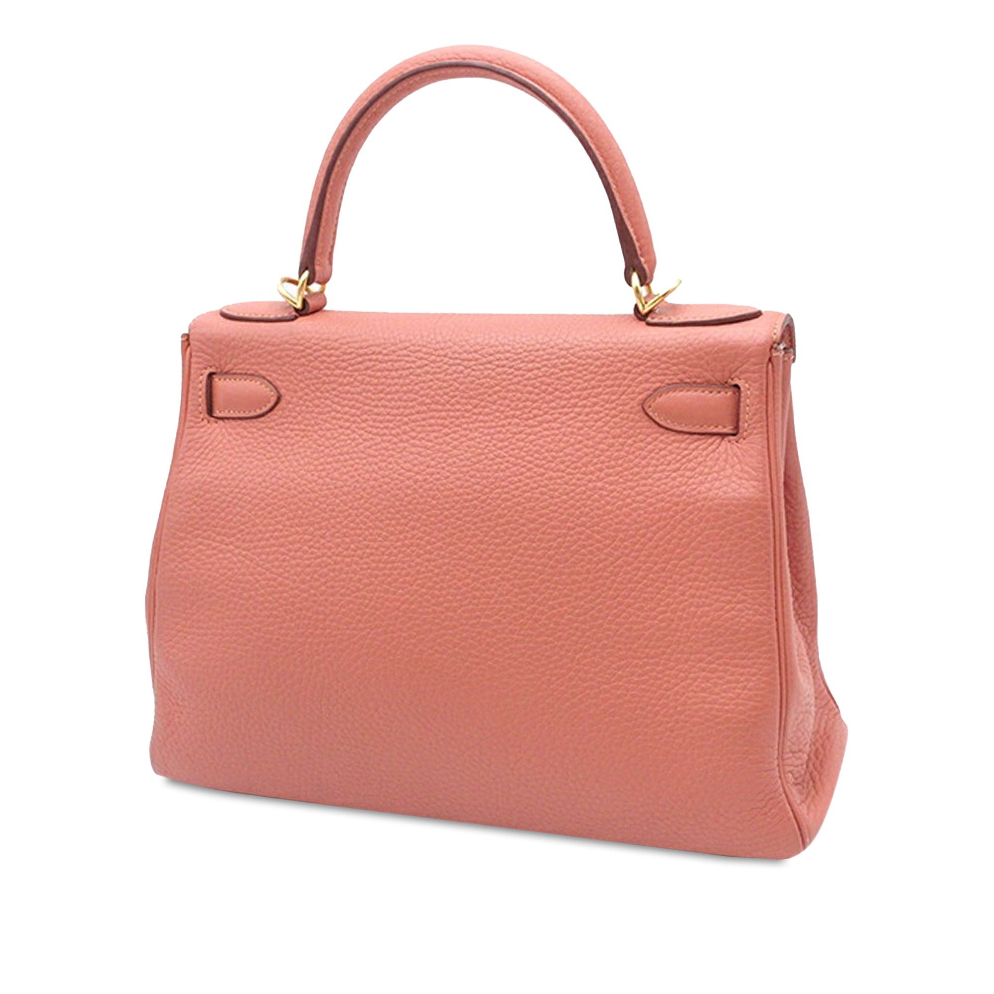 Hermes Hermès Clemence Kelly II Retourne 28 Orange Size ONE SIZE - 2 Thumbnail
