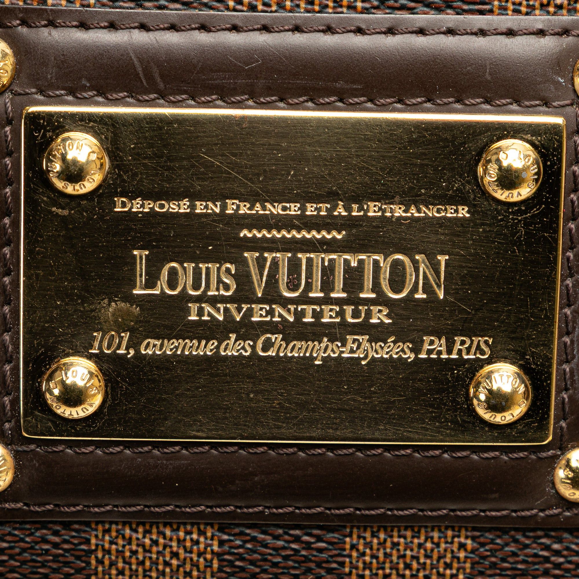 Louis Vuitton Louis Vuitton Damier Ebene Berkeley Brown Size ONE SIZE - 7 Thumbnail