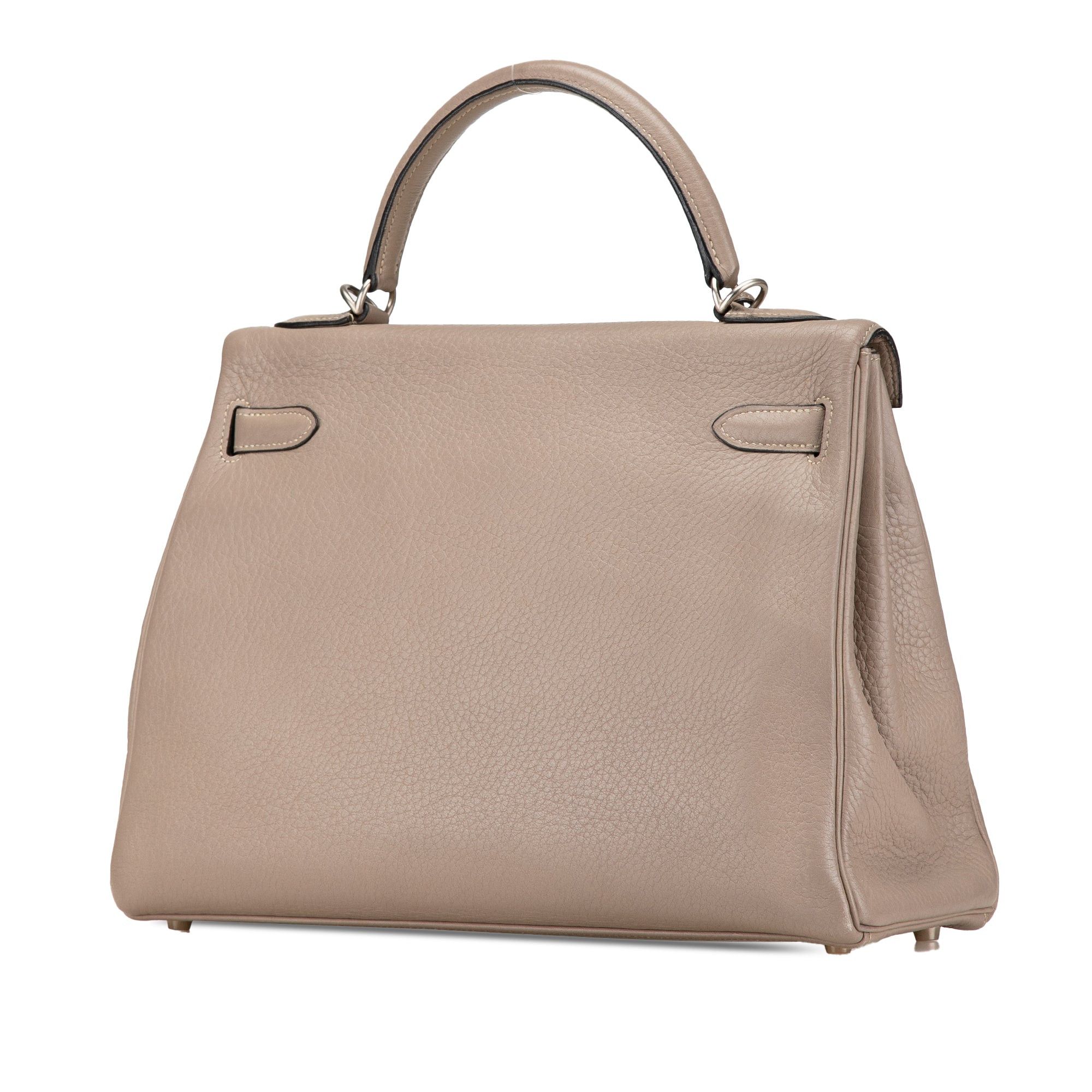 Hermes Hermès Clemence Kelly Retourne 32 Brown Size ONE SIZE - 2 Thumbnail