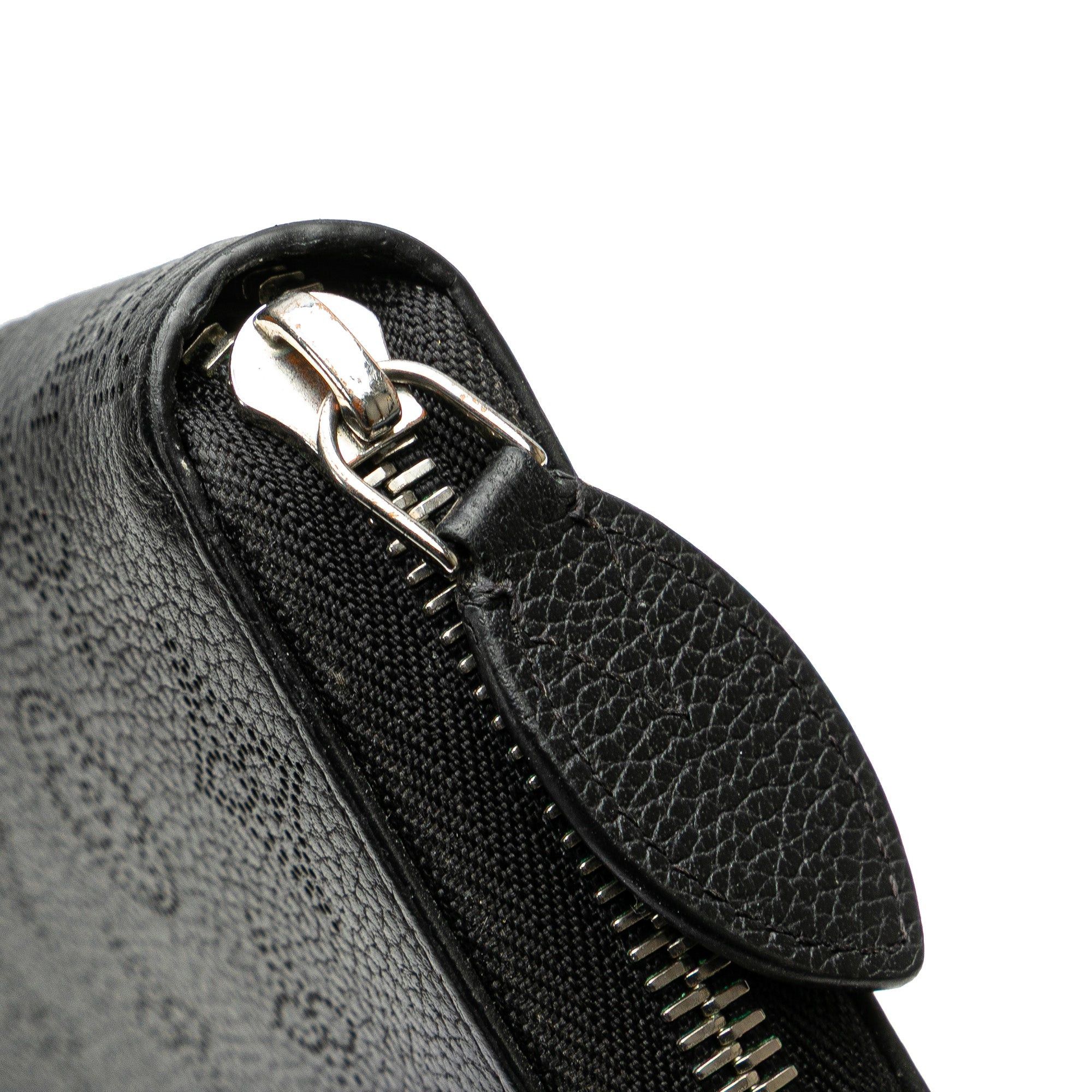 Louis Vuitton Louis Vuitton Monogram Mahina Zippy Wallet Black Size ONE SIZE - 9 Thumbnail