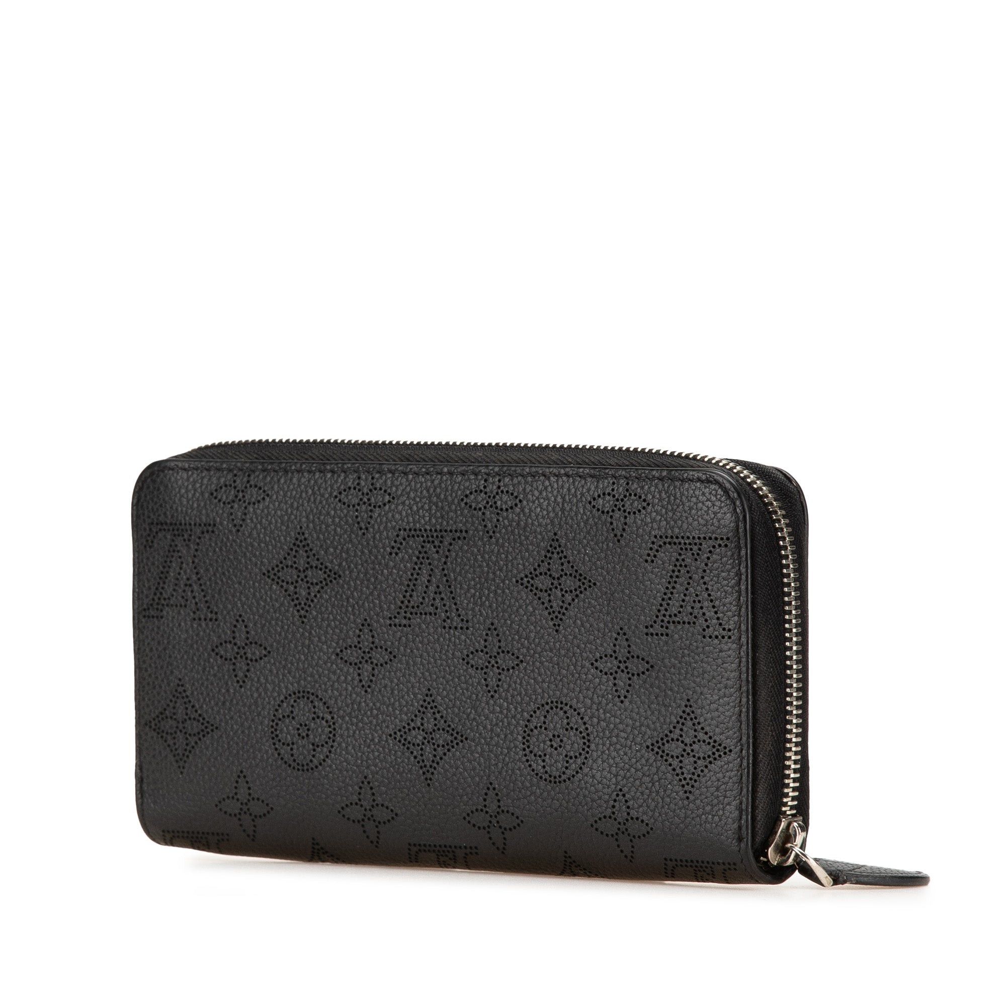Louis Vuitton Louis Vuitton Monogram Mahina Zippy Wallet Black Size ONE SIZE - 2 Thumbnail