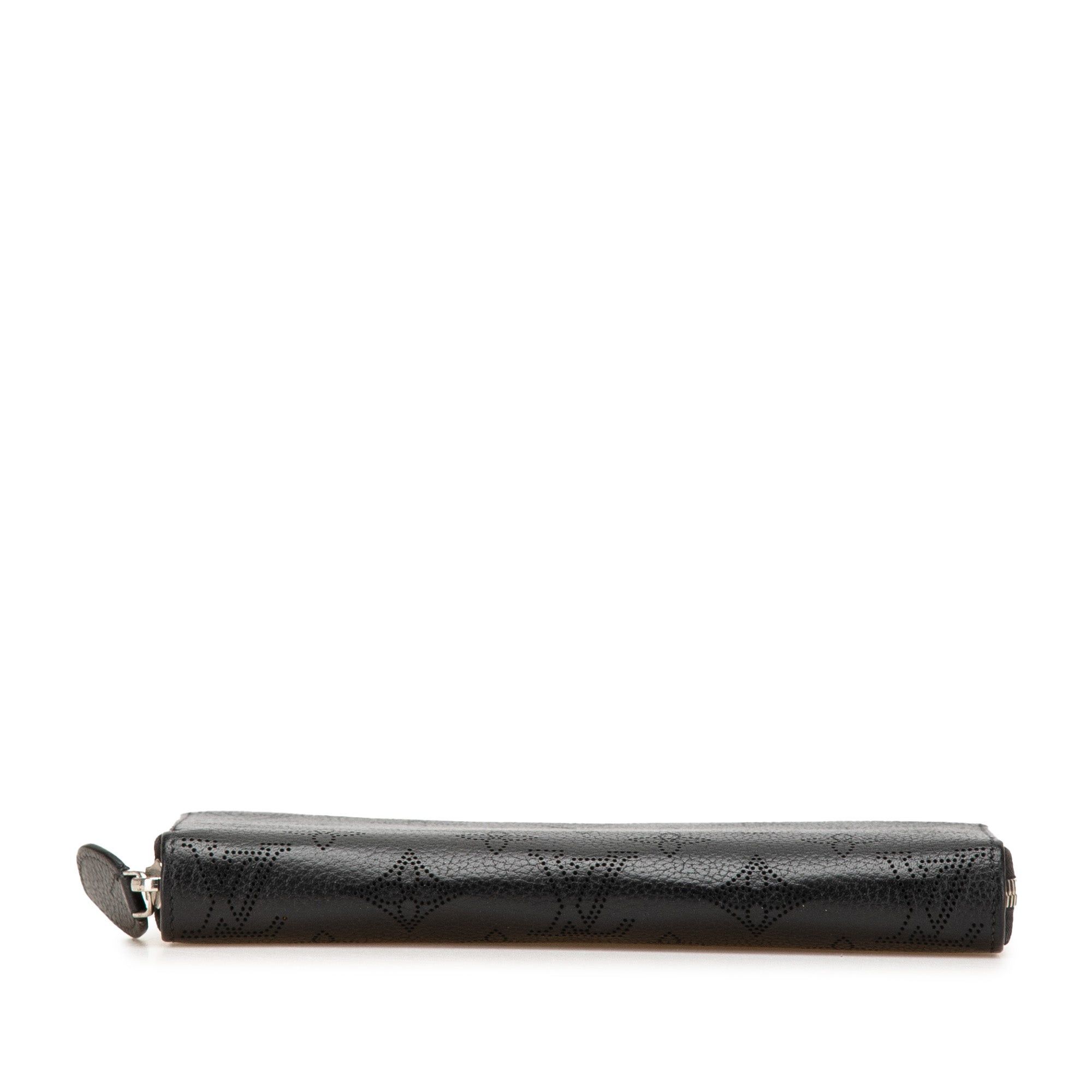 Louis Vuitton Louis Vuitton Monogram Mahina Zippy Wallet Black Size ONE SIZE - 3 Thumbnail