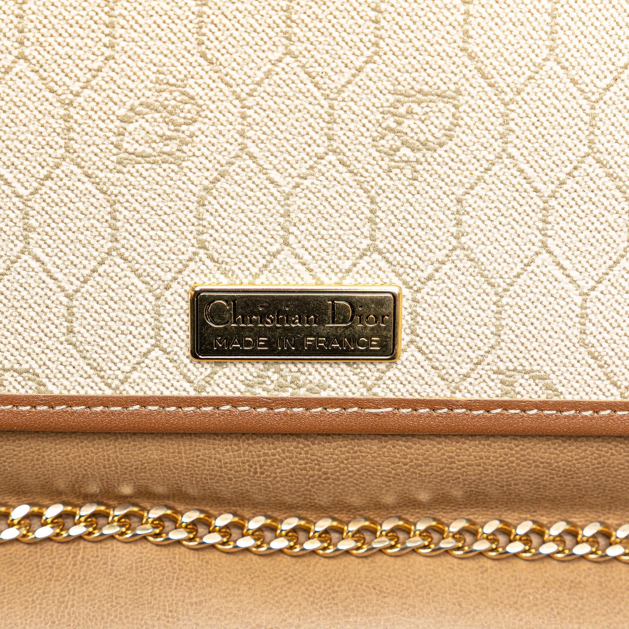 Dior Dior Honeycomb Chain Crossbody Brown Size ONE SIZE - 6 Thumbnail