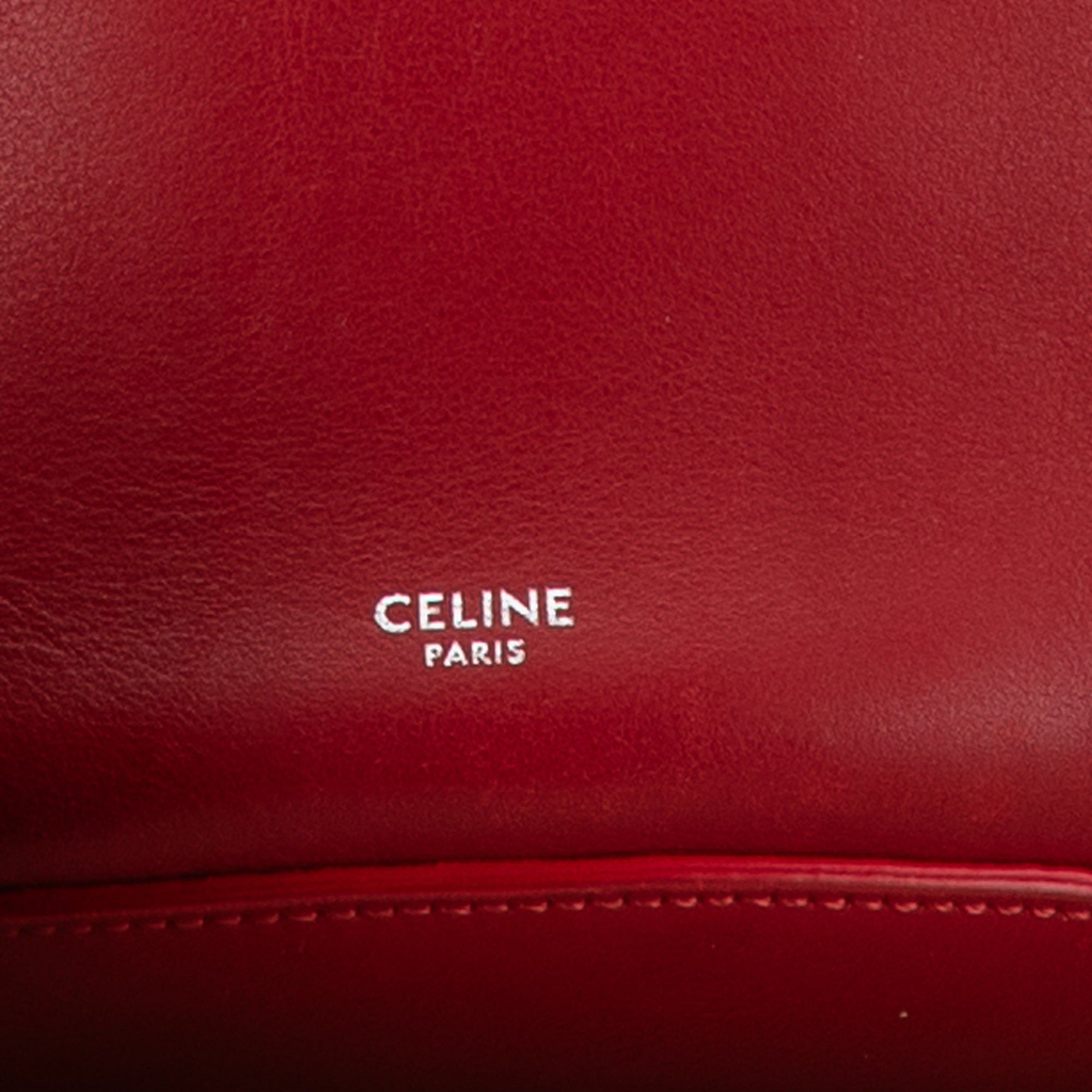 Celine Celine Leather Big Bag Bucket Crossbody Red Size ONE SIZE - 7 Thumbnail