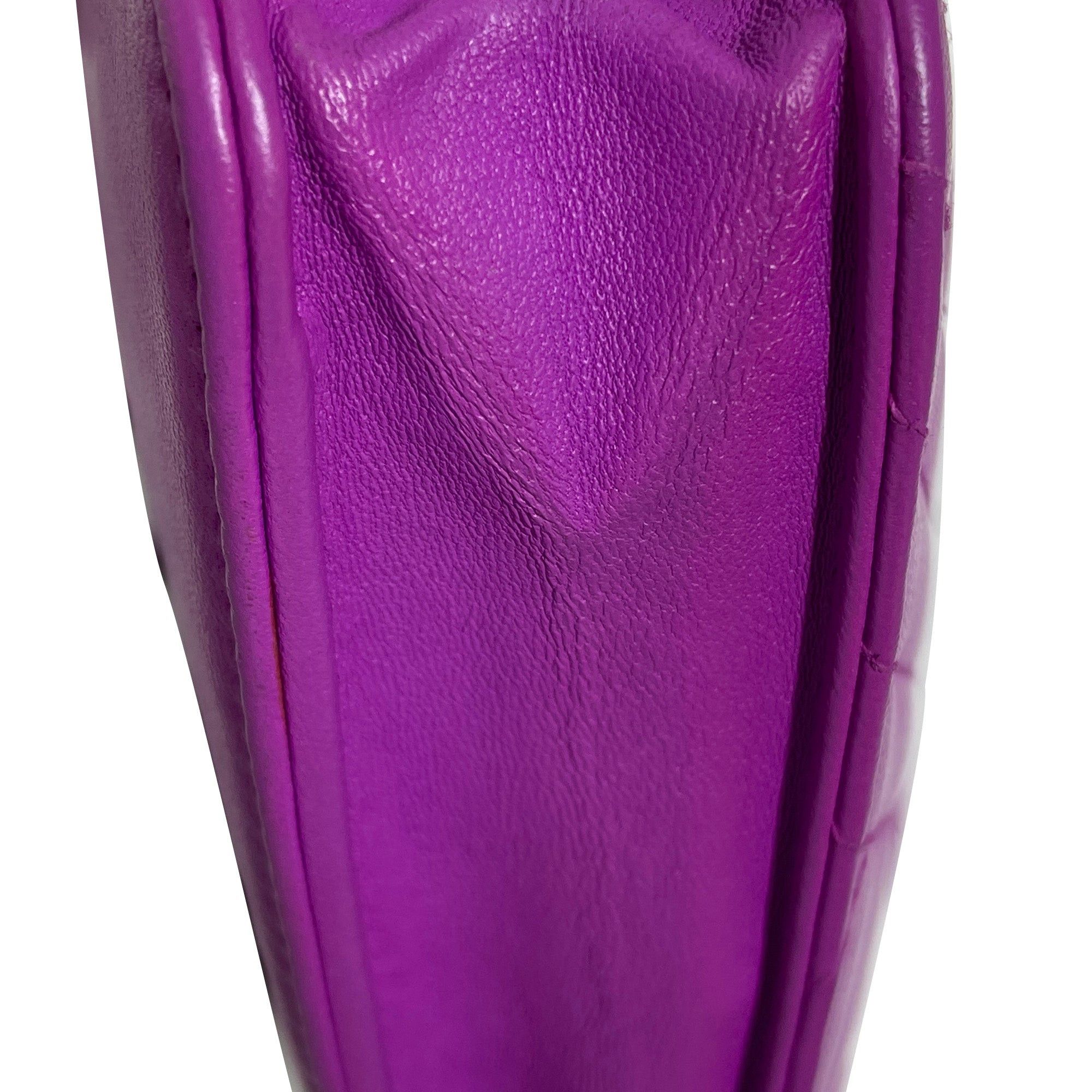 Chanel Chanel Lambskin Coco Boy Wallet On Chain Purple Size ONE SIZE - 11 Thumbnail
