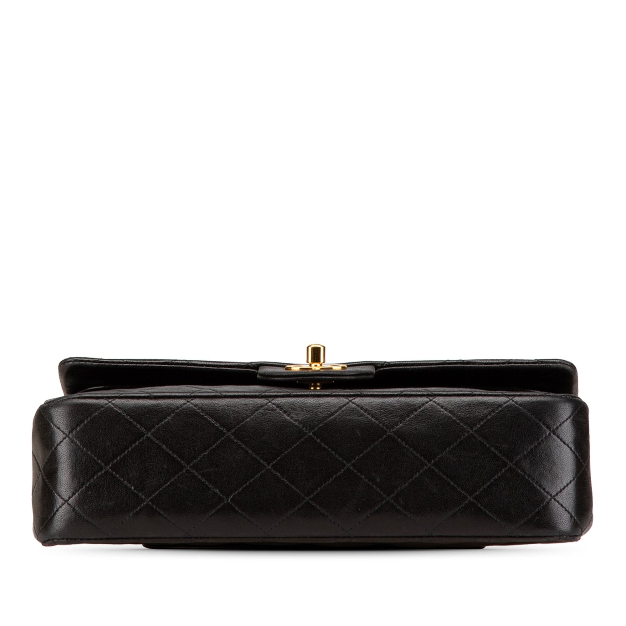 Chanel Chanel Medium Classic Lambskin Double Flap Black Size ONE SIZE - 3 Thumbnail