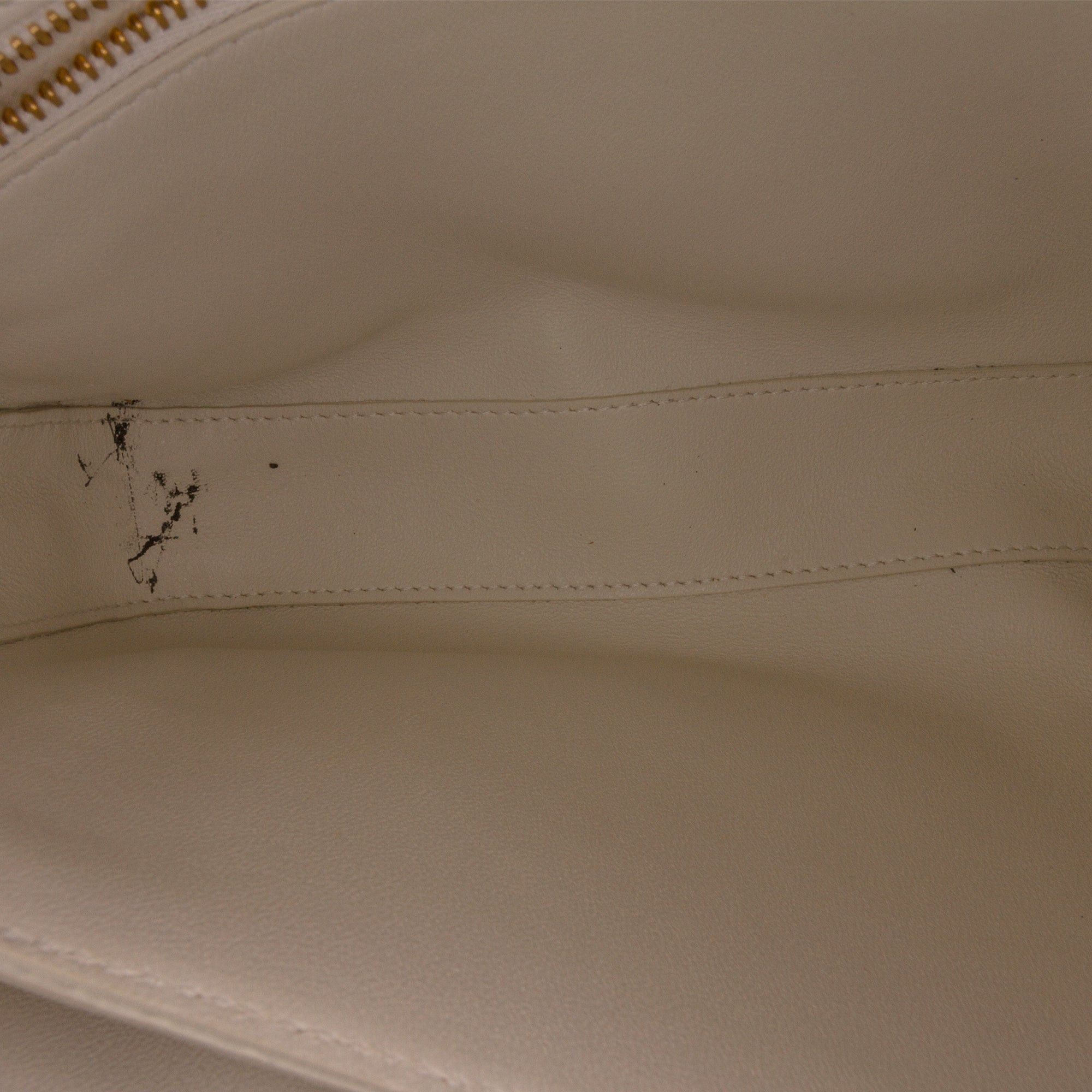 Celine Celine Medium Quilted C Bag White Size ONE SIZE - 7 Thumbnail
