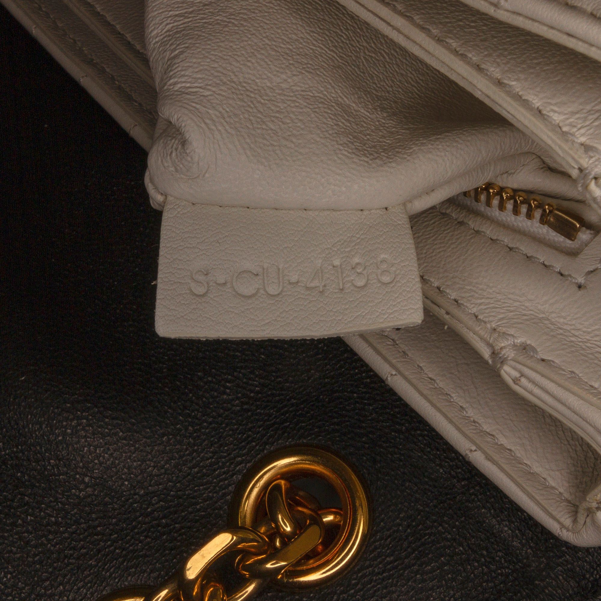 Celine Celine Medium Quilted C Bag White Size ONE SIZE - 11 Thumbnail