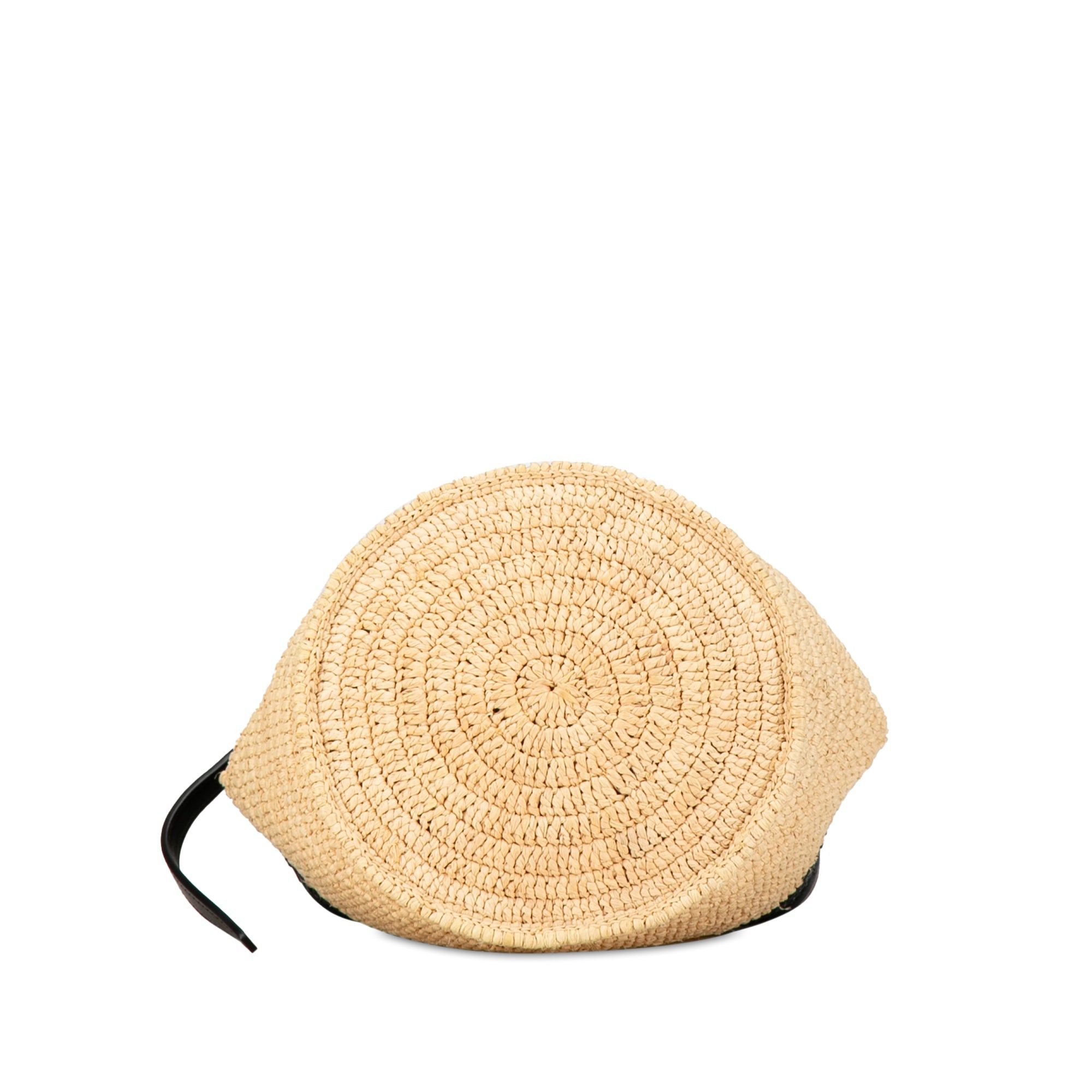 Celine Celine Woven Raffia Nano Bucket Bag Brown Size ONE SIZE - 4 Thumbnail