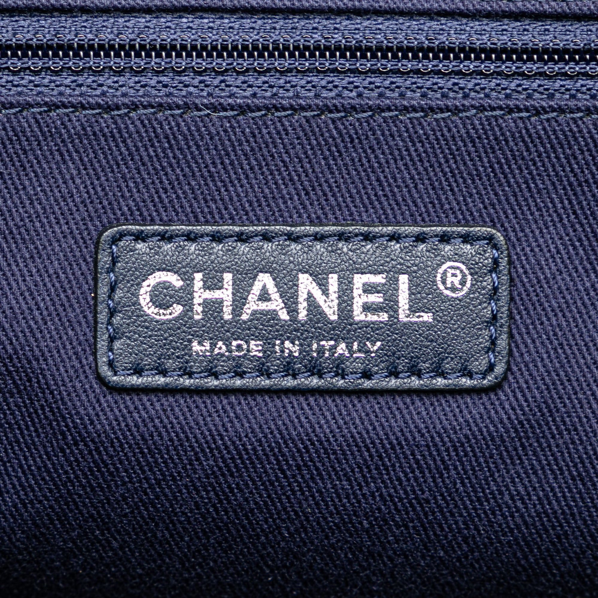 Chanel Chanel Small Canvas Deauville Tote Blue Size ONE SIZE - 5 Thumbnail
