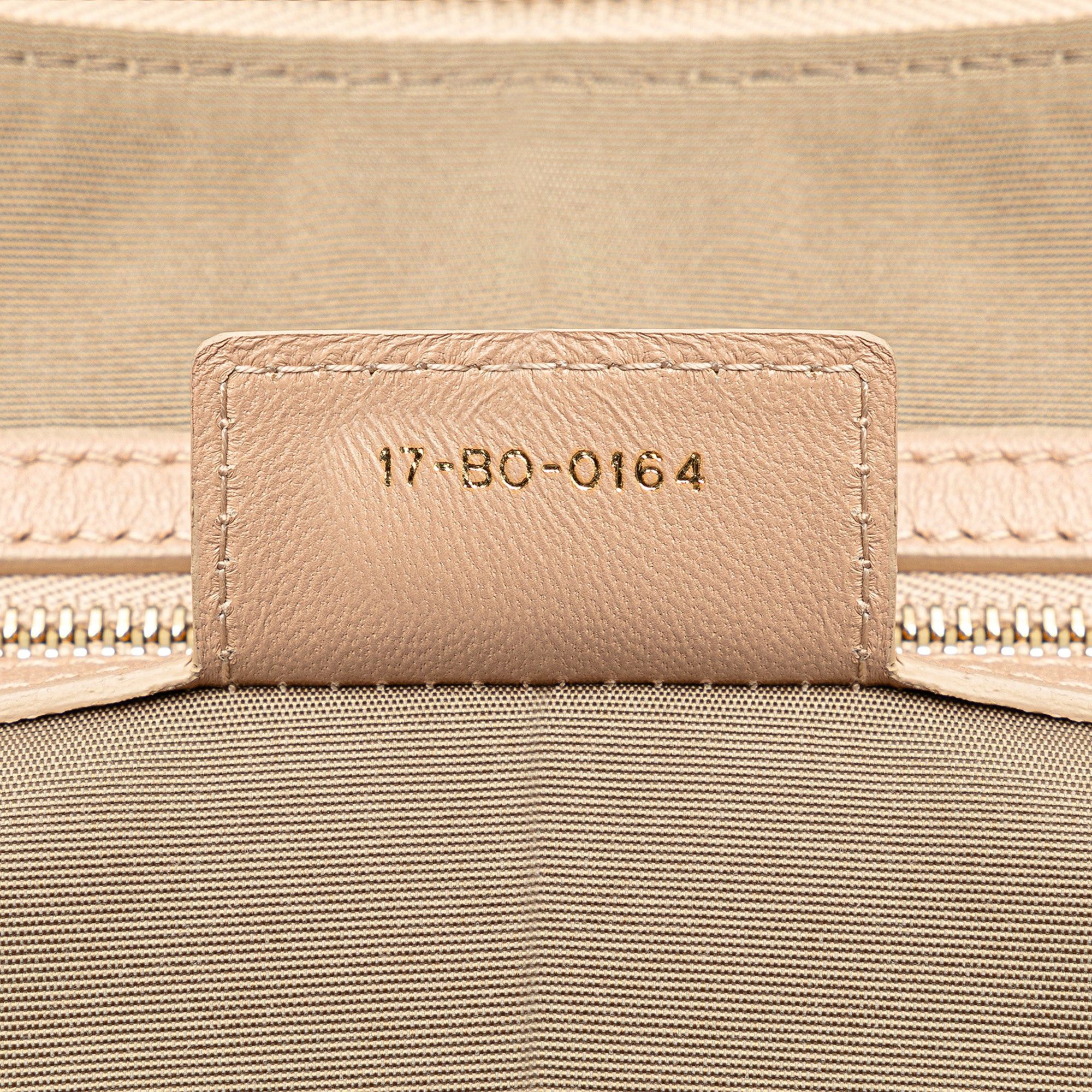 Dior Dior Medium Lambskin Cannage Soft Zipped Shopping Tote Pink Size ONE SIZE - 8 Thumbnail