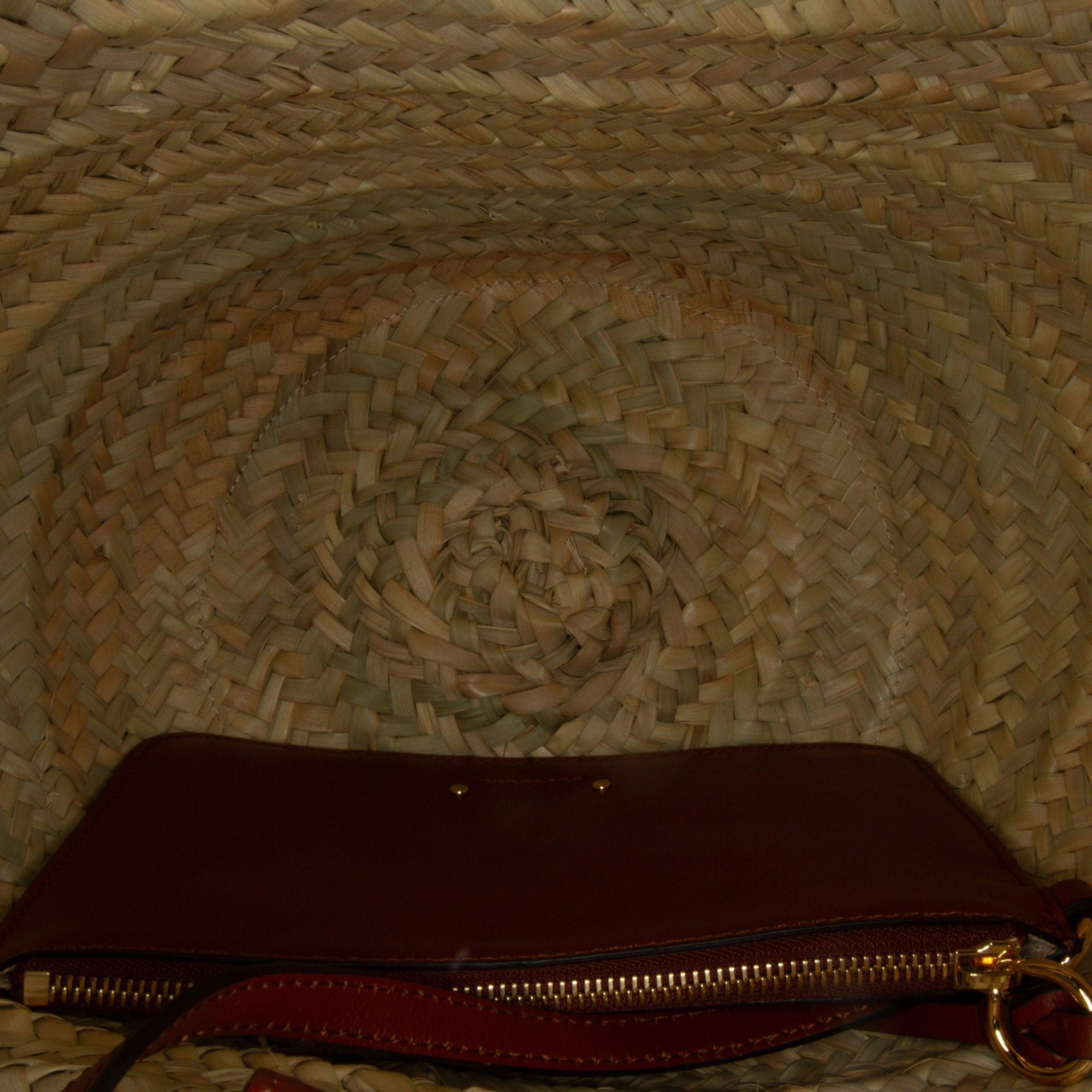Chloe Chloé Medium Raffia Little Horses Basket Basket Brown Size ONE SIZE - 7 Thumbnail