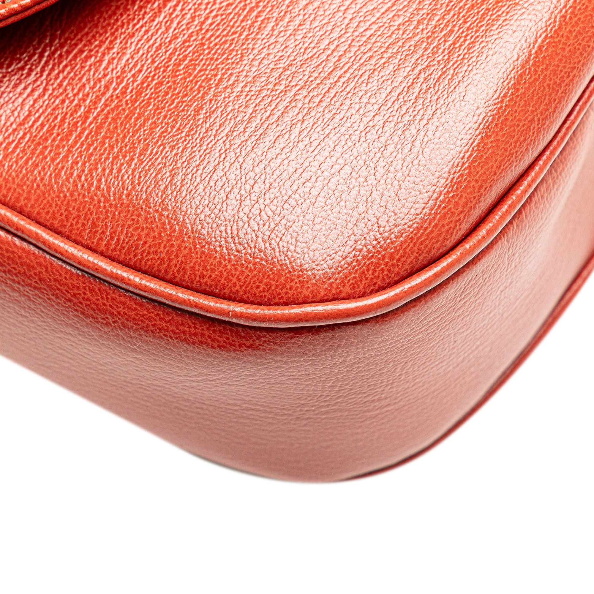 Loewe LOEWE Leather Velazquez Satchel Red Size ONE SIZE - 11 Thumbnail