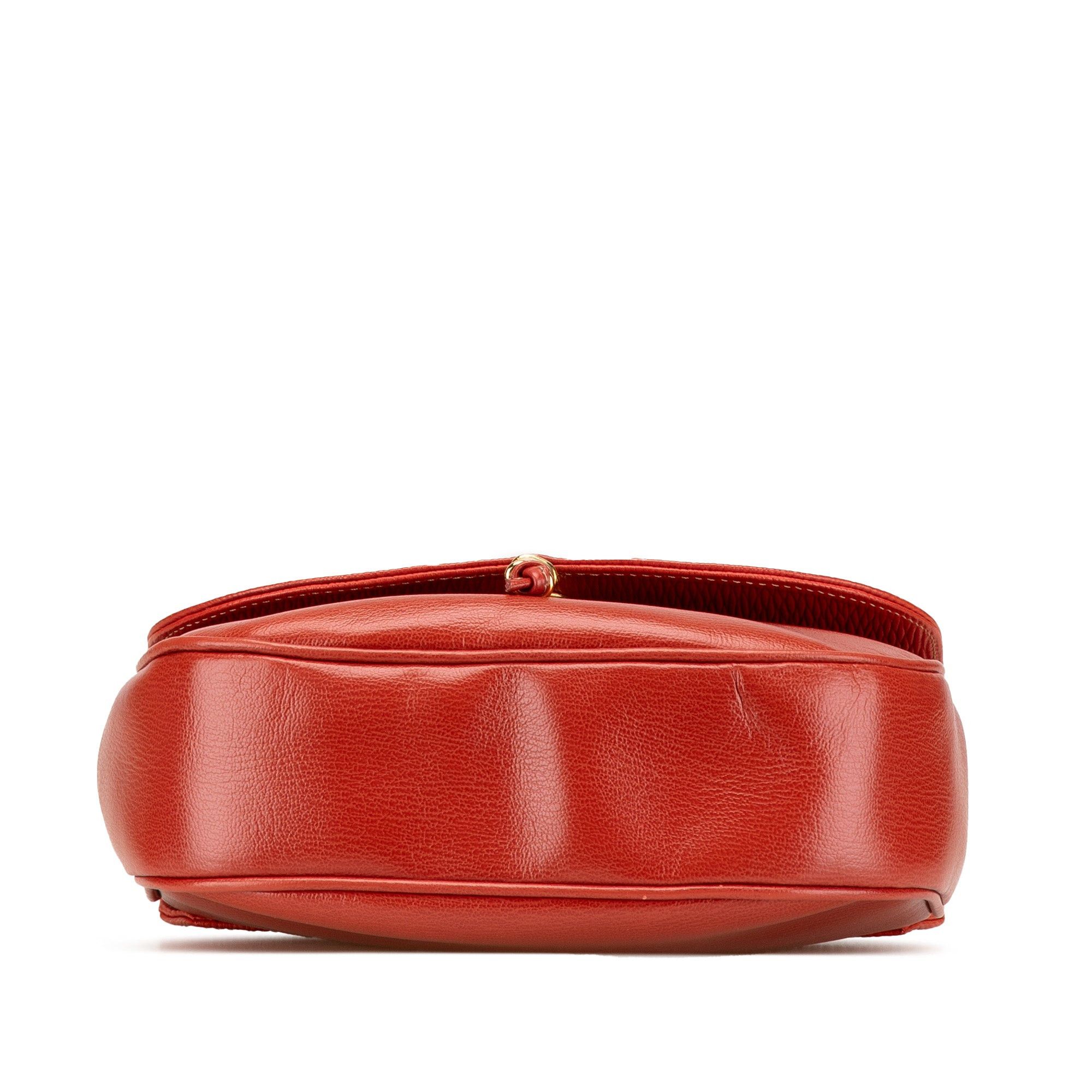 Loewe LOEWE Leather Velazquez Satchel Red Size ONE SIZE - 3 Thumbnail