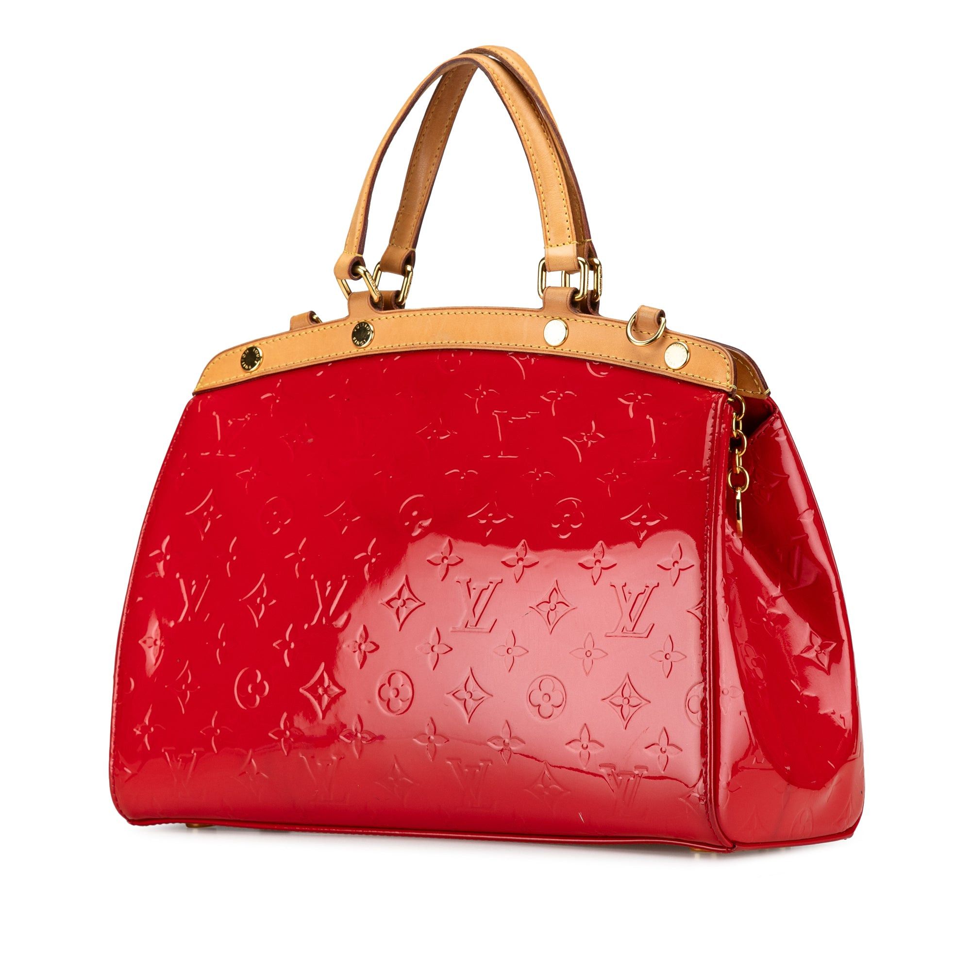 Louis Vuitton Louis Vuitton Monogram Vernis Brea MM Red Size ONE SIZE - 2 Thumbnail