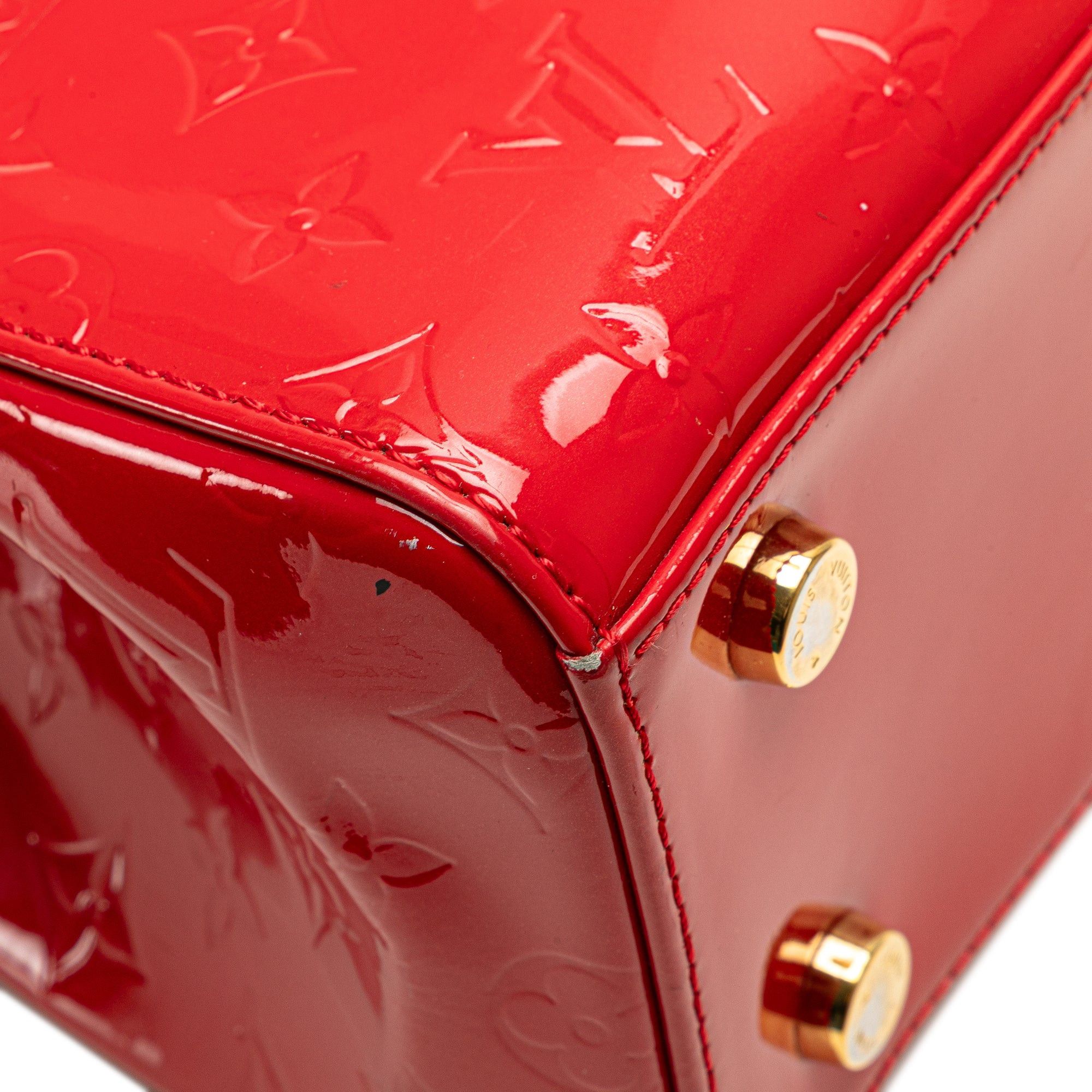 Louis Vuitton Louis Vuitton Monogram Vernis Brea MM Red Size ONE SIZE - 10 Thumbnail