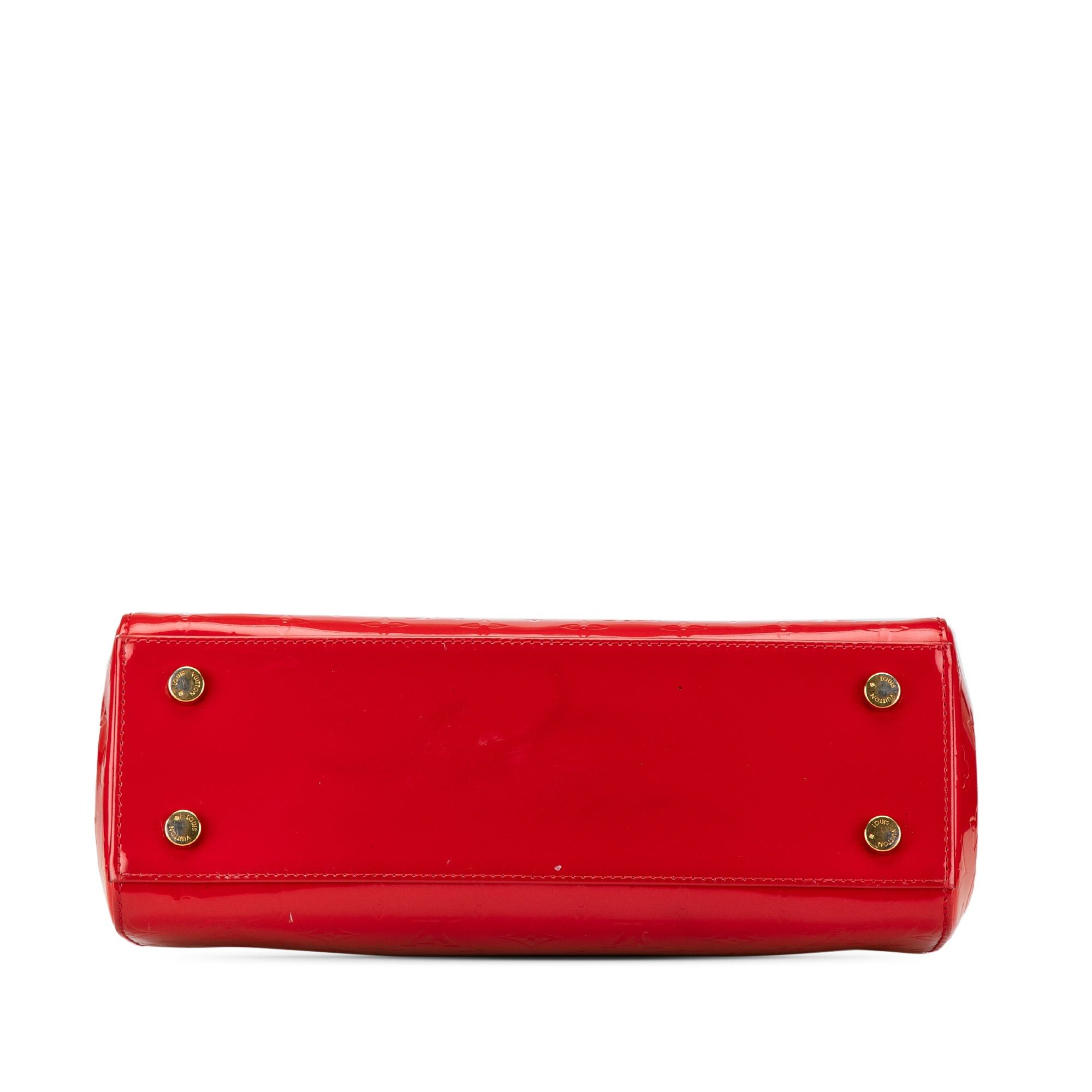 Louis Vuitton Louis Vuitton Monogram Vernis Brea MM Red Size ONE SIZE - 3 Thumbnail