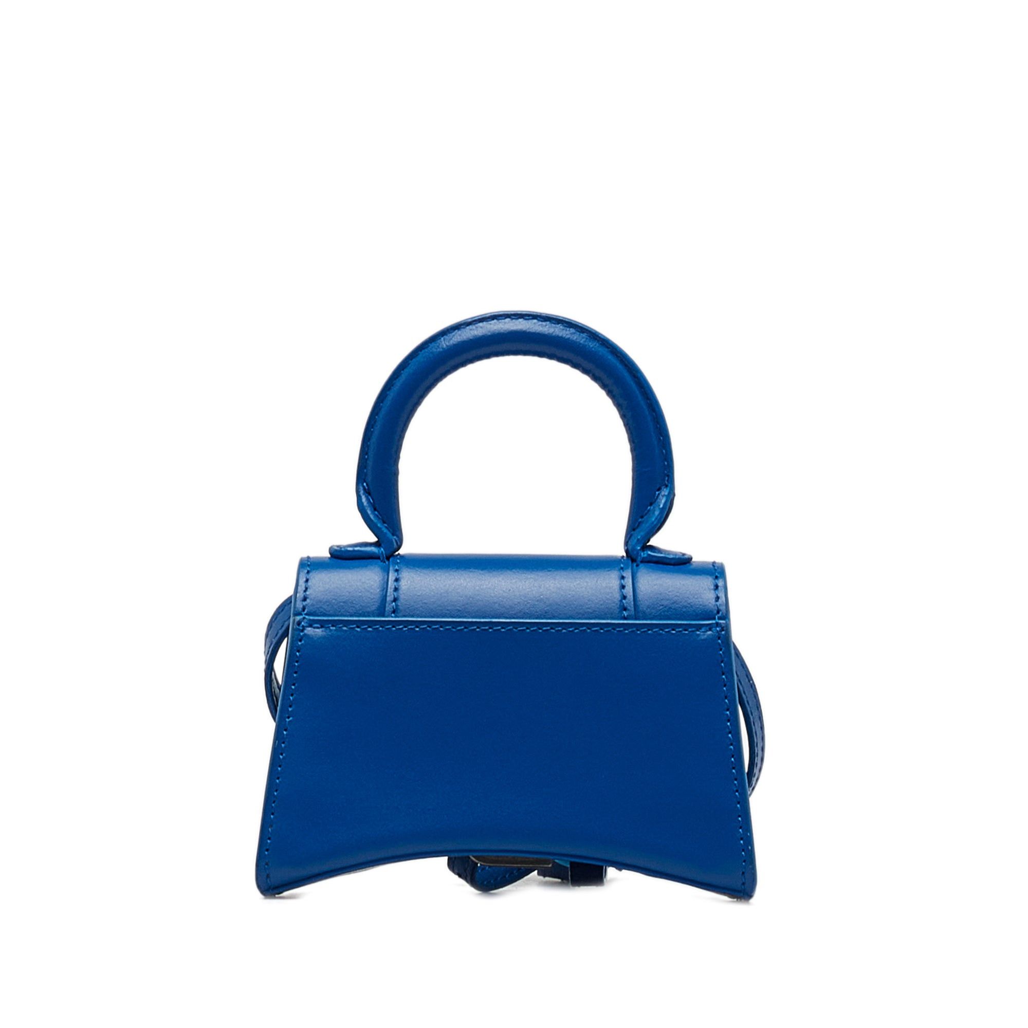 Balenciaga Balenciaga Mini Hourglass Blue Size ONE SIZE - 3 Thumbnail
