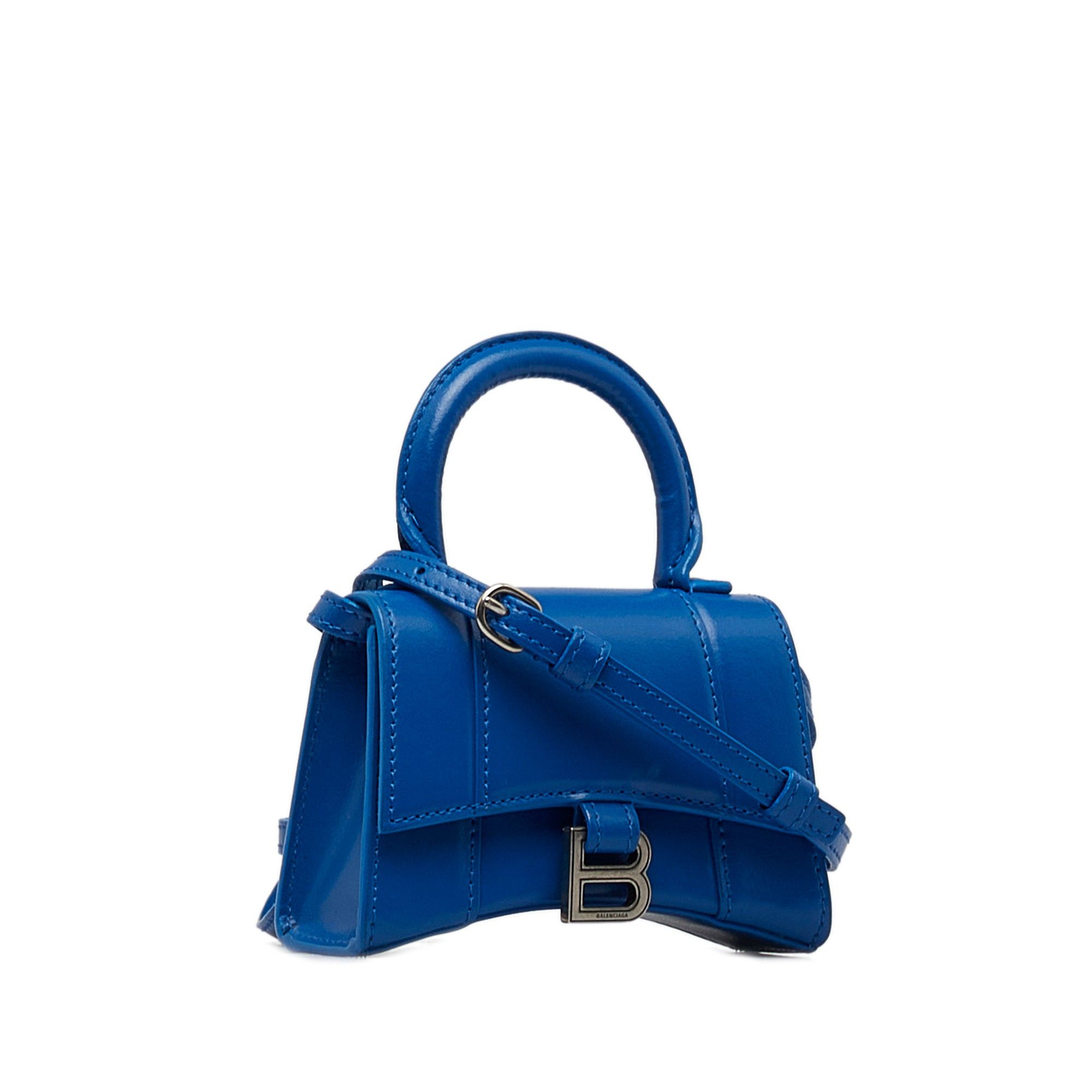 Balenciaga Balenciaga Mini Hourglass Blue Size ONE SIZE - 2 Thumbnail